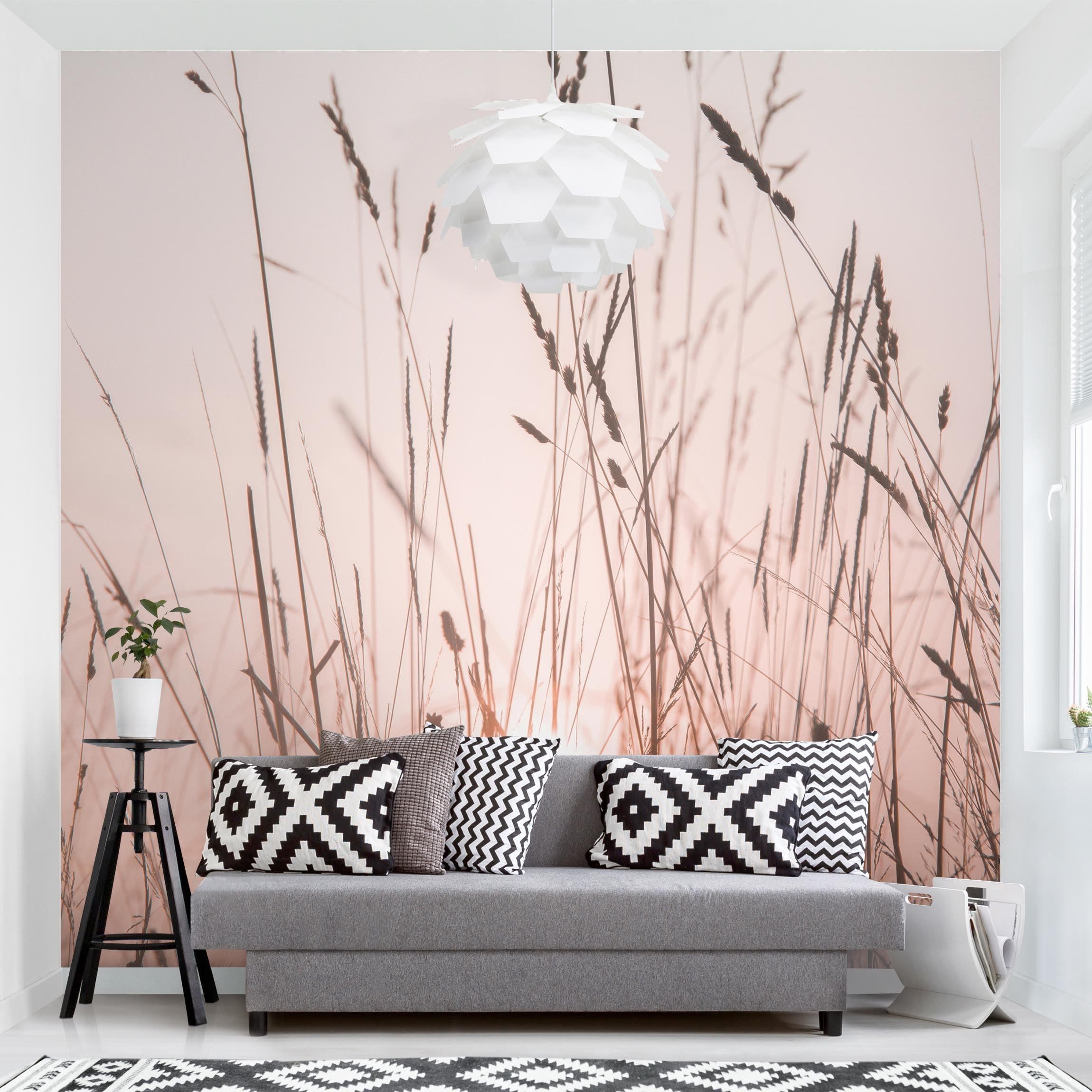 Bilderdepot24 Fototapete Blumen Sommerabend Blumentapete Floral günstig online kaufen