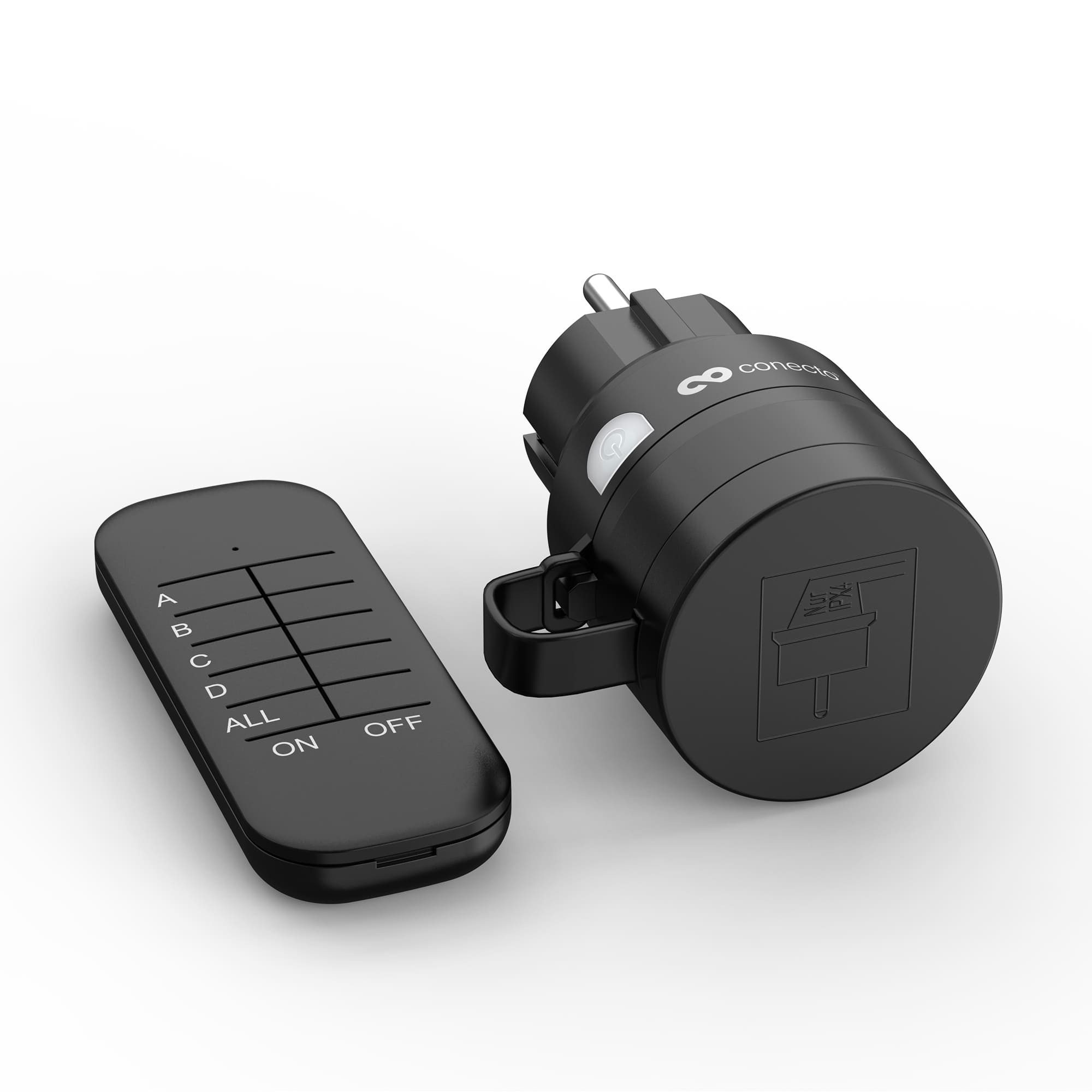 Funksteckdose Funksteckdose mit Fernbedienung für außen Outdoor Set IP44