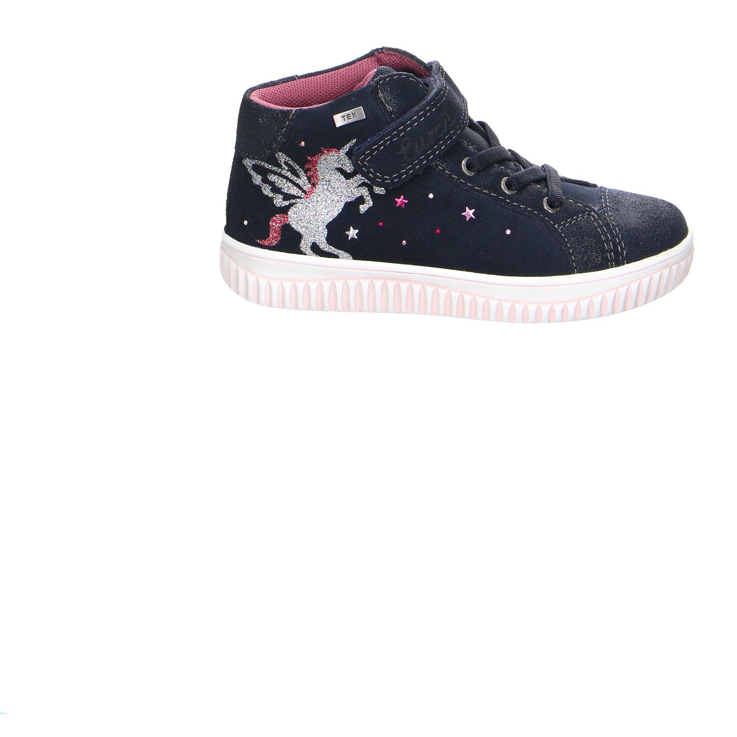 Lurchi Lurchi Velour Klettlauflern Mädchen blau Lauflernschuh