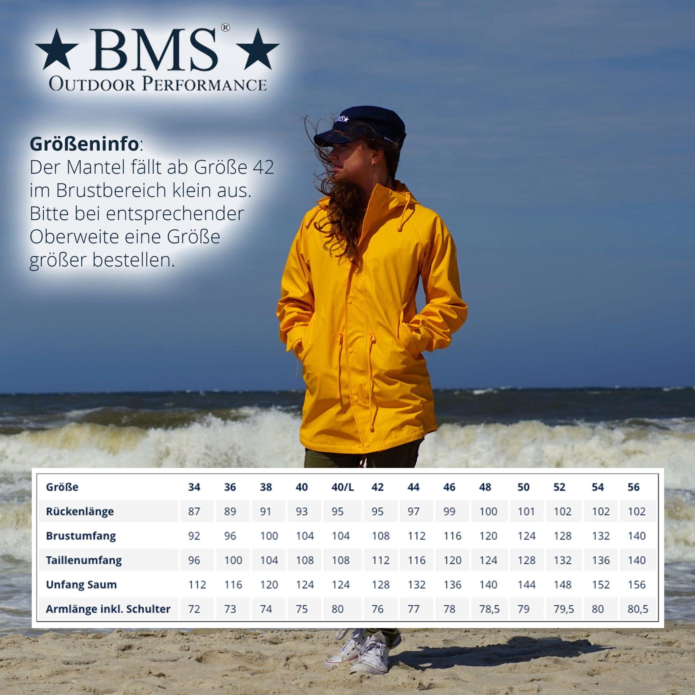 BMS Regenmantel HafenCity Coat SoftSkin
