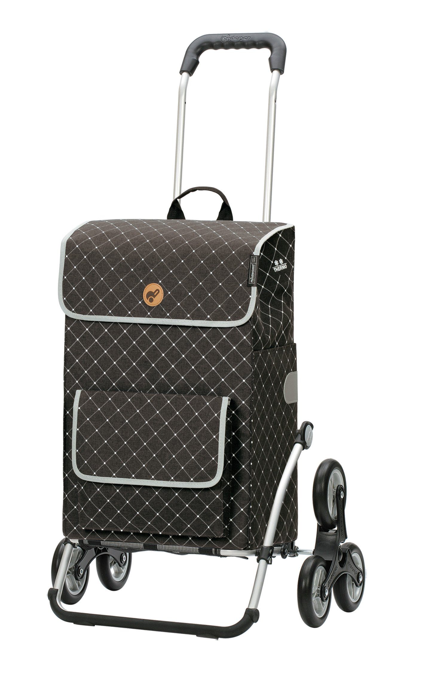 Andersen Einkaufstrolley Andersen Treppensteiger Royal Shopper Tamo Thermof Anthrazit | Einkaufstrolleys