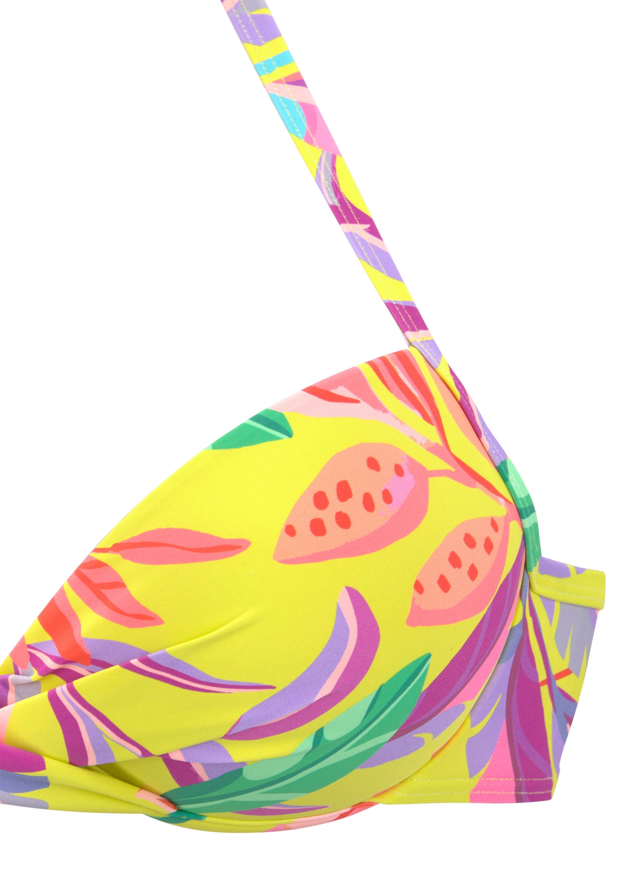 s.Oliver Push-Up-Bikini-Top Mallorca, in Wickeloptik günstig online kaufen