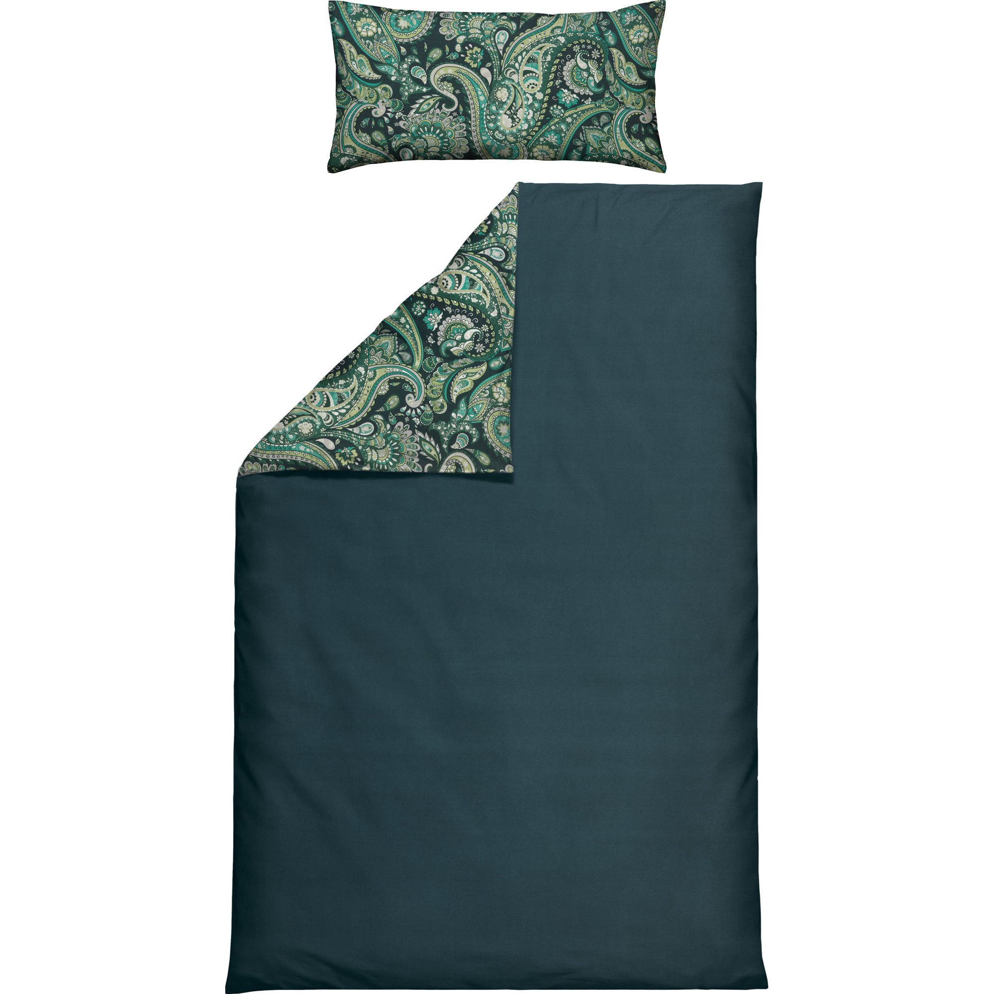 REDBEST Bettwäsche Bettwäsche, Mako-Satin, Satin Paisley günstig online kaufen