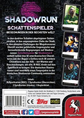 Pegasus Spiele Spiel, Shadowrun: Schattenspieler (Spielkarten-Set)