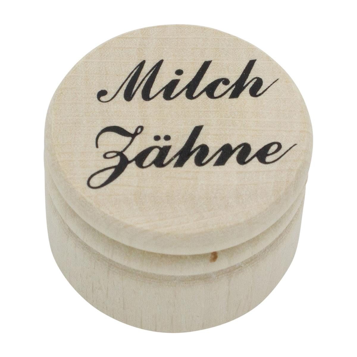 GICO Aufbewahrungsdose Milchzahndose Ø 4,5 cm, Milchzähne Dose Holz Schraub günstig online kaufen