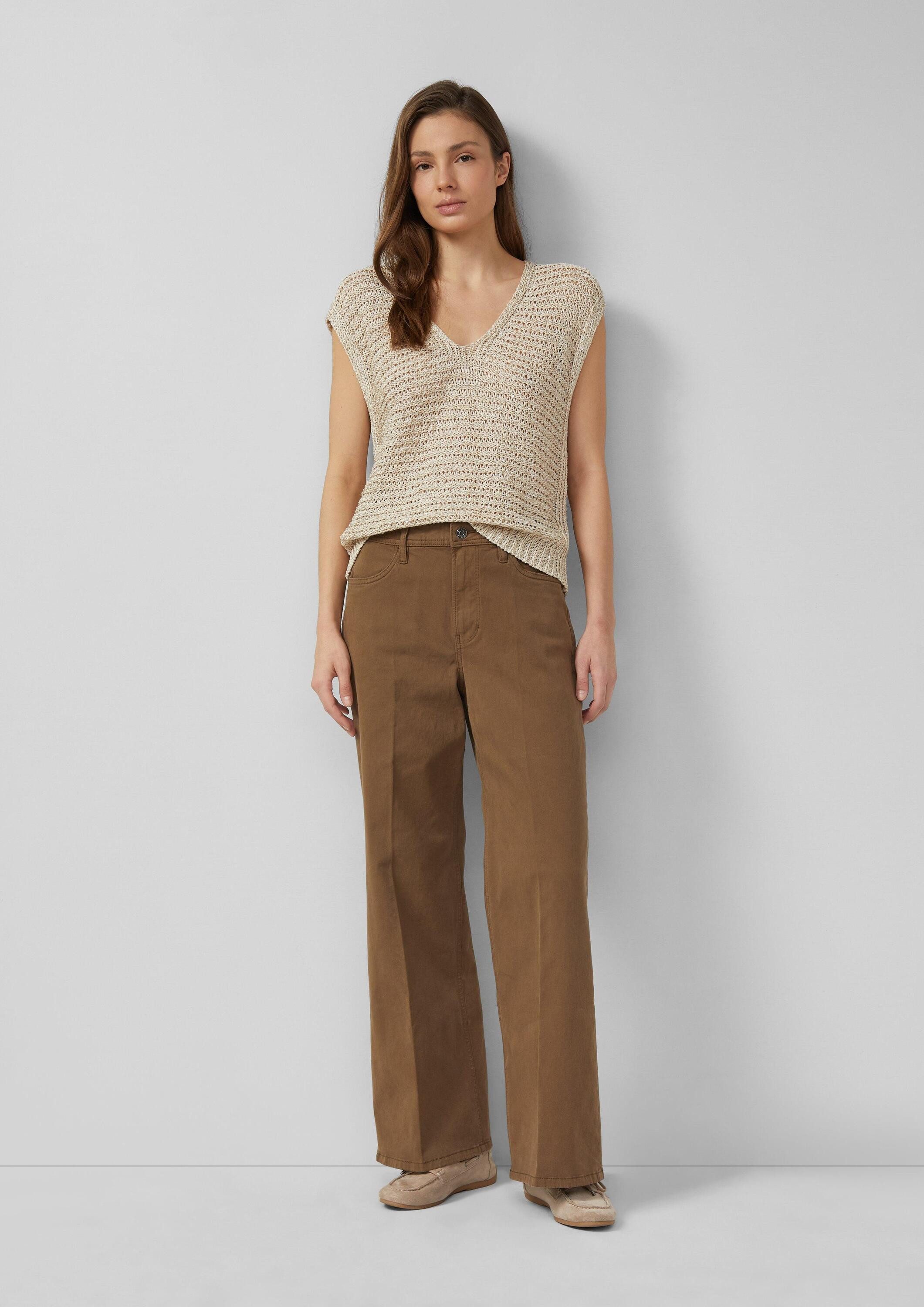 s.Oliver Weite Jeans Jeans-Hose SURI Jeans Suri / Regular Fit / High Rise / günstig online kaufen