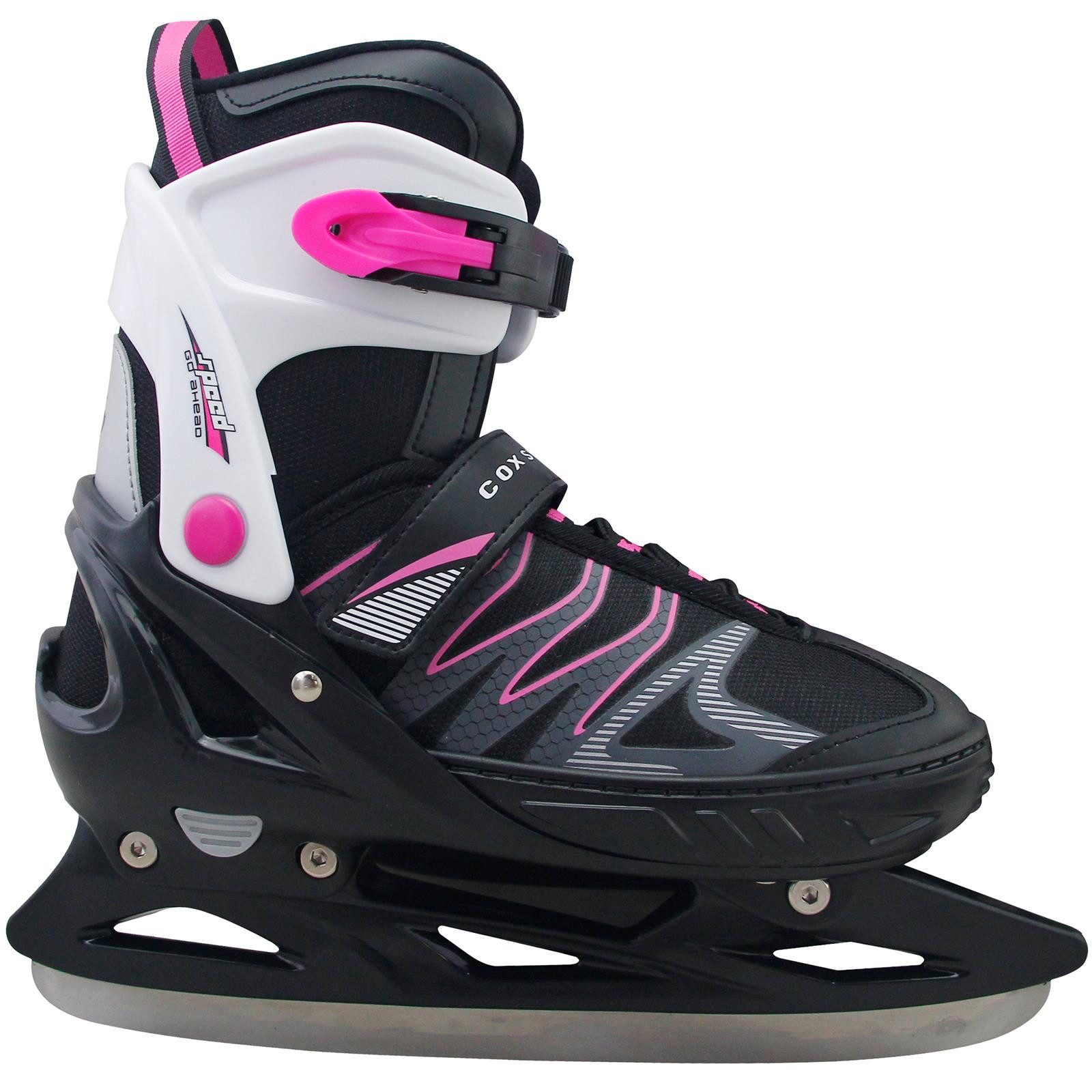 Cox Swain Inlineskates Joy 2in1 verstellbar Inline Skates und Schlittschuhe mit Alu, 2in1: Inliner & Schlittschuhe