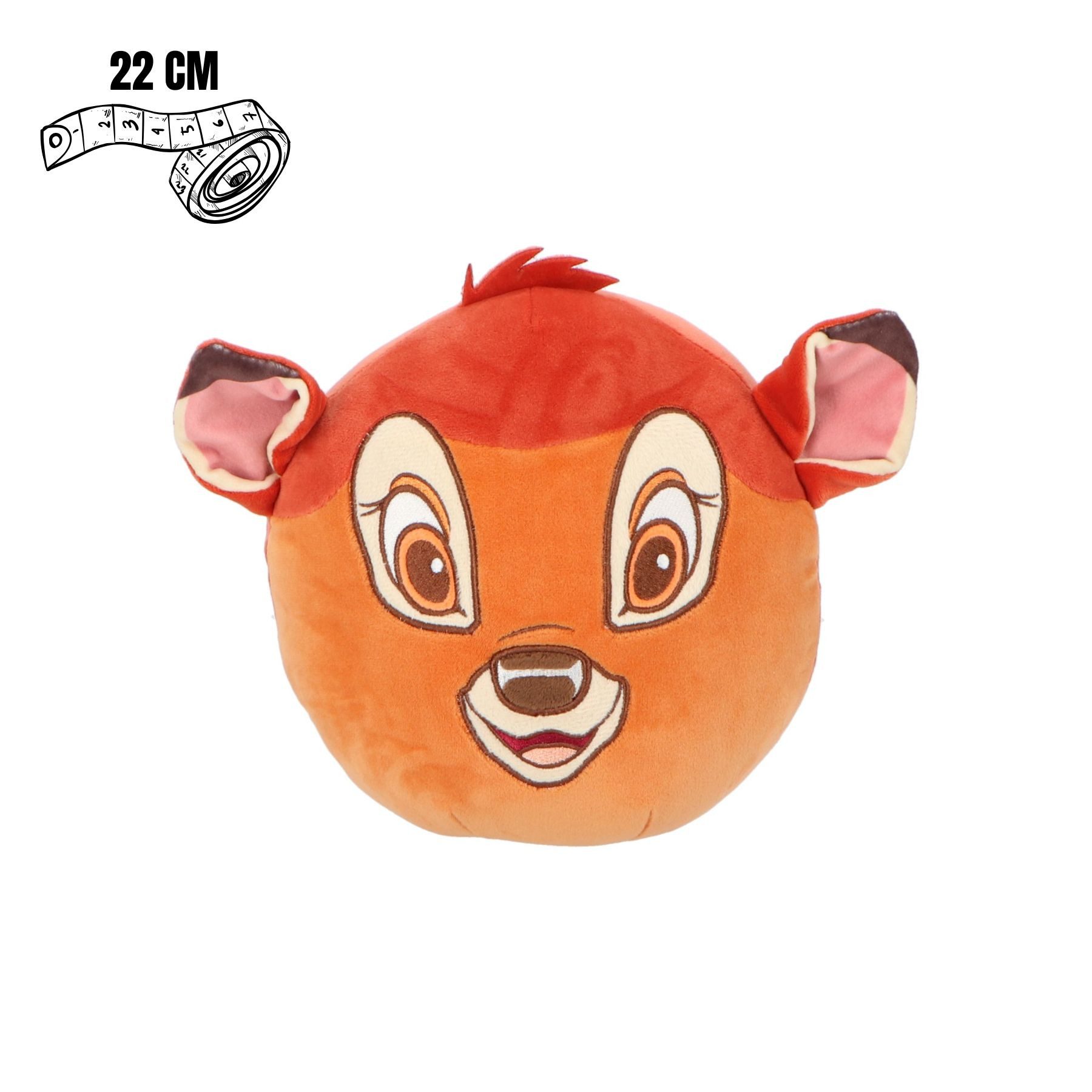 Disney Plüschfigur Bambi Squishy Knautschfigur 22 cm Braun Soft Toy für Alltag