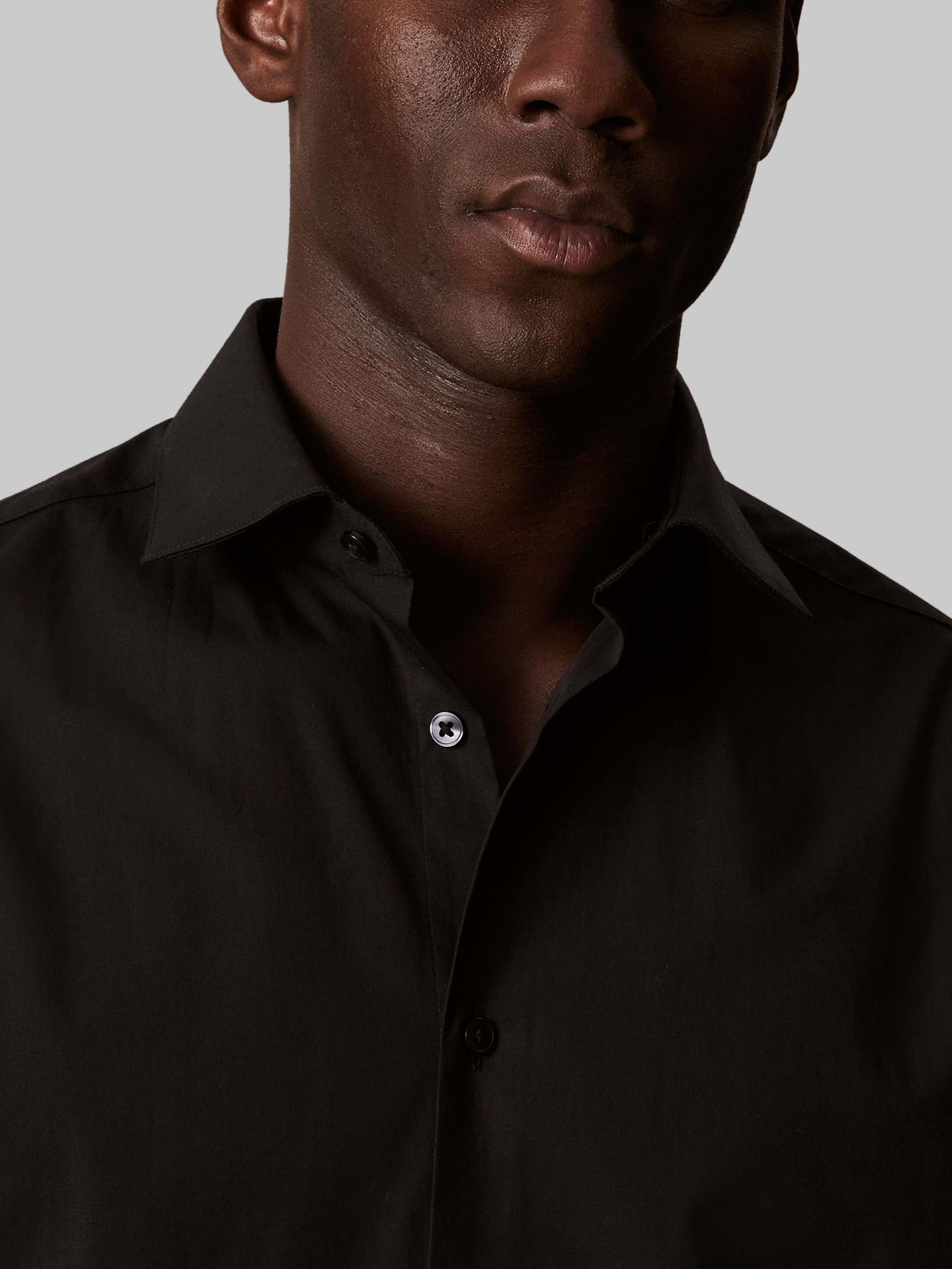 Calvin Klein Businesshemd Regular fit, mit Rundhalsausschnitt