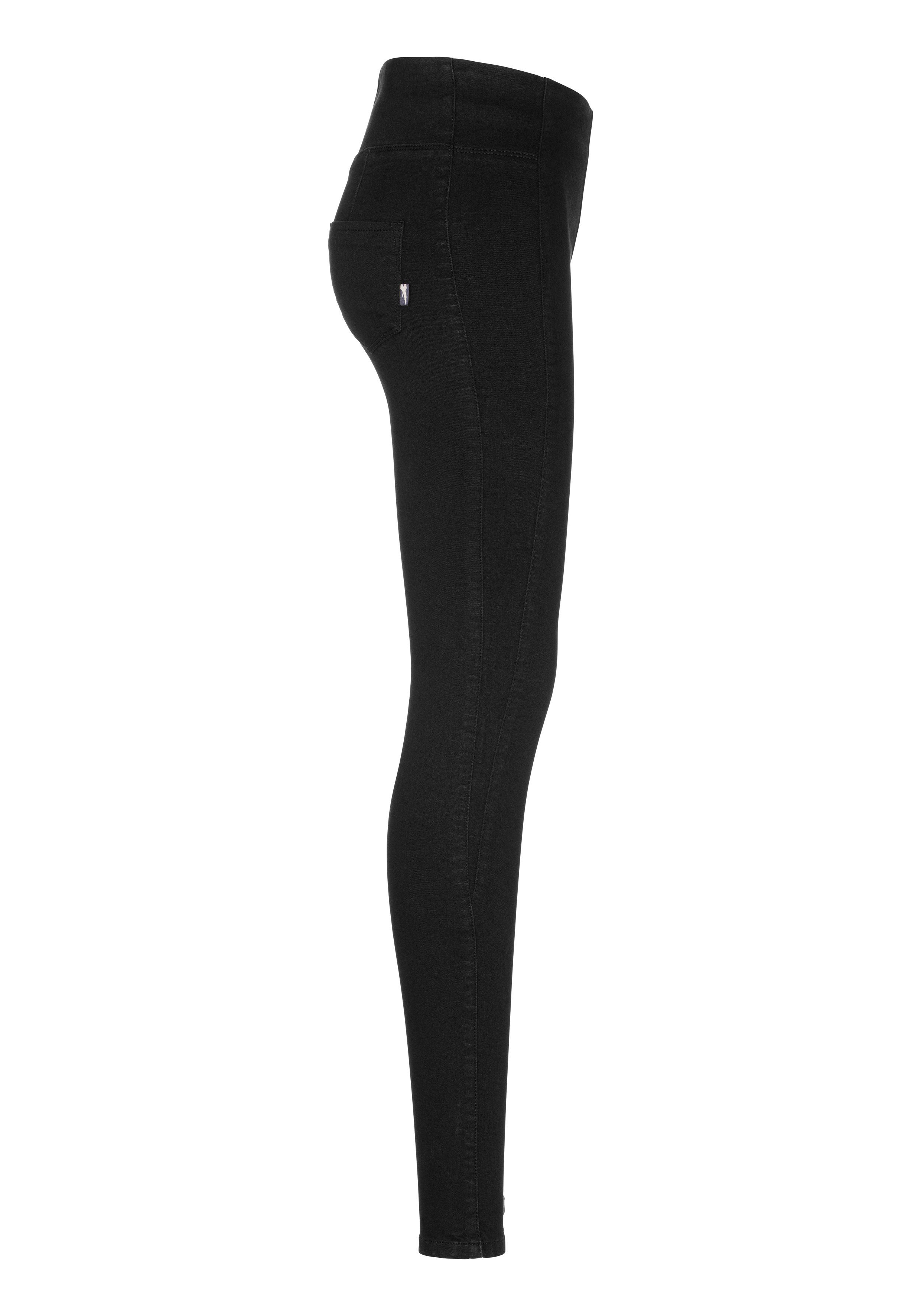 Arizona Jeansjeggings extra-eng geschnittene Beinform, hohe Leibhöhe