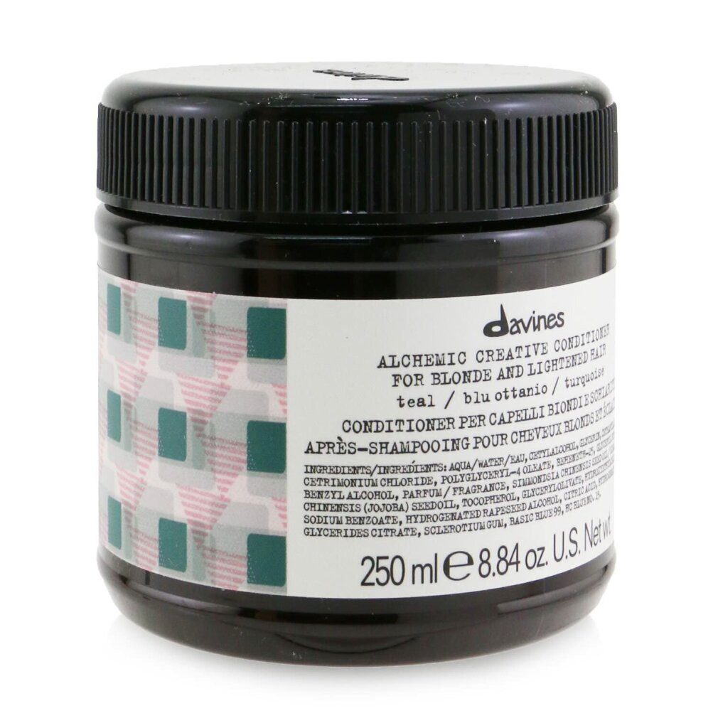 Davines Haarspülung Alchemic Creative Conditioner For Blonde And Lightened Hair Teal 250ml