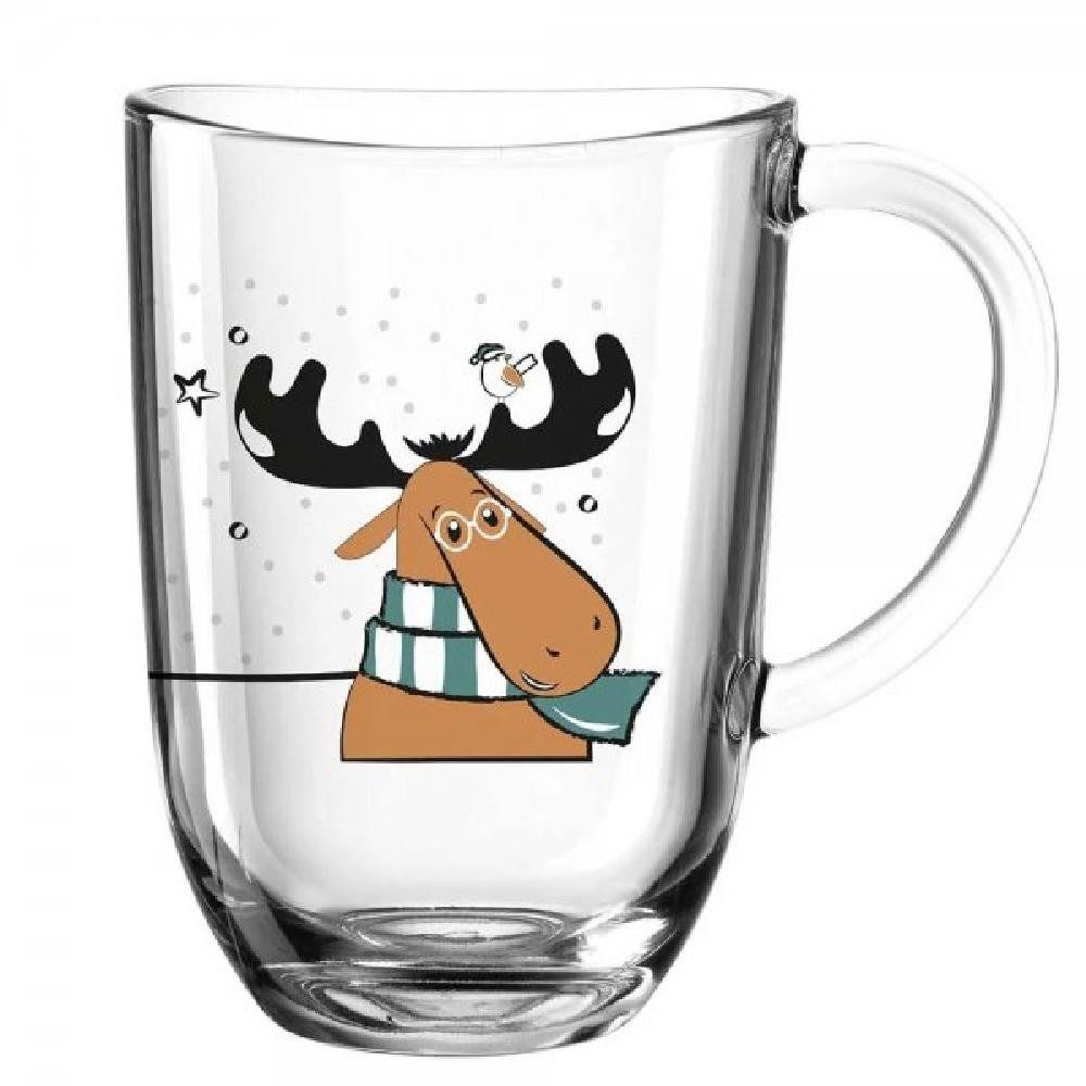 LEONARDO Geschirr Leonardo Tasse hitzebeständiges Glas Elch (380ml) günstig online kaufen