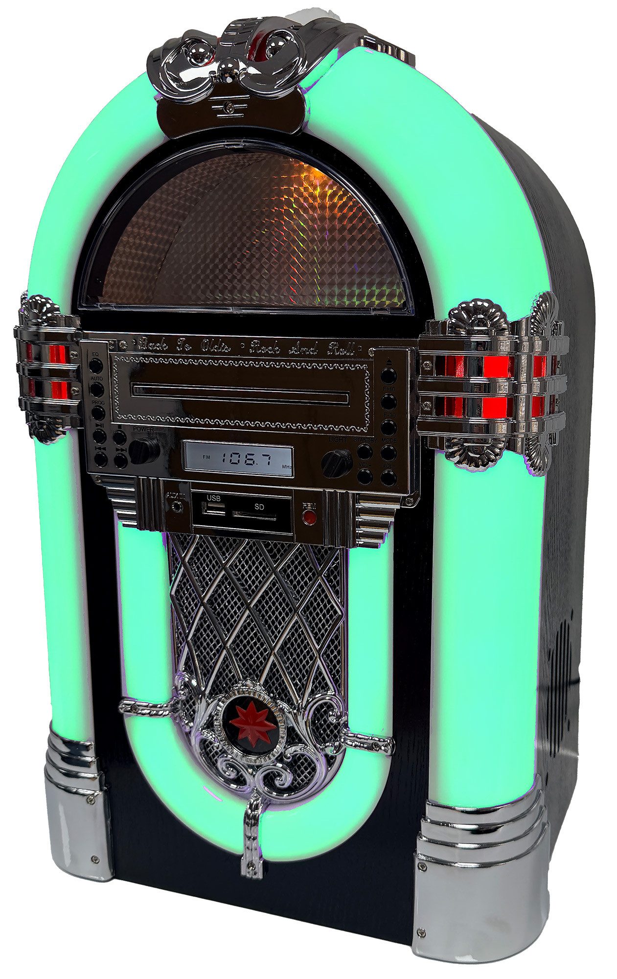 HEIKU-Sport Multimedia Musikbox Legend 501 Retro-Radio