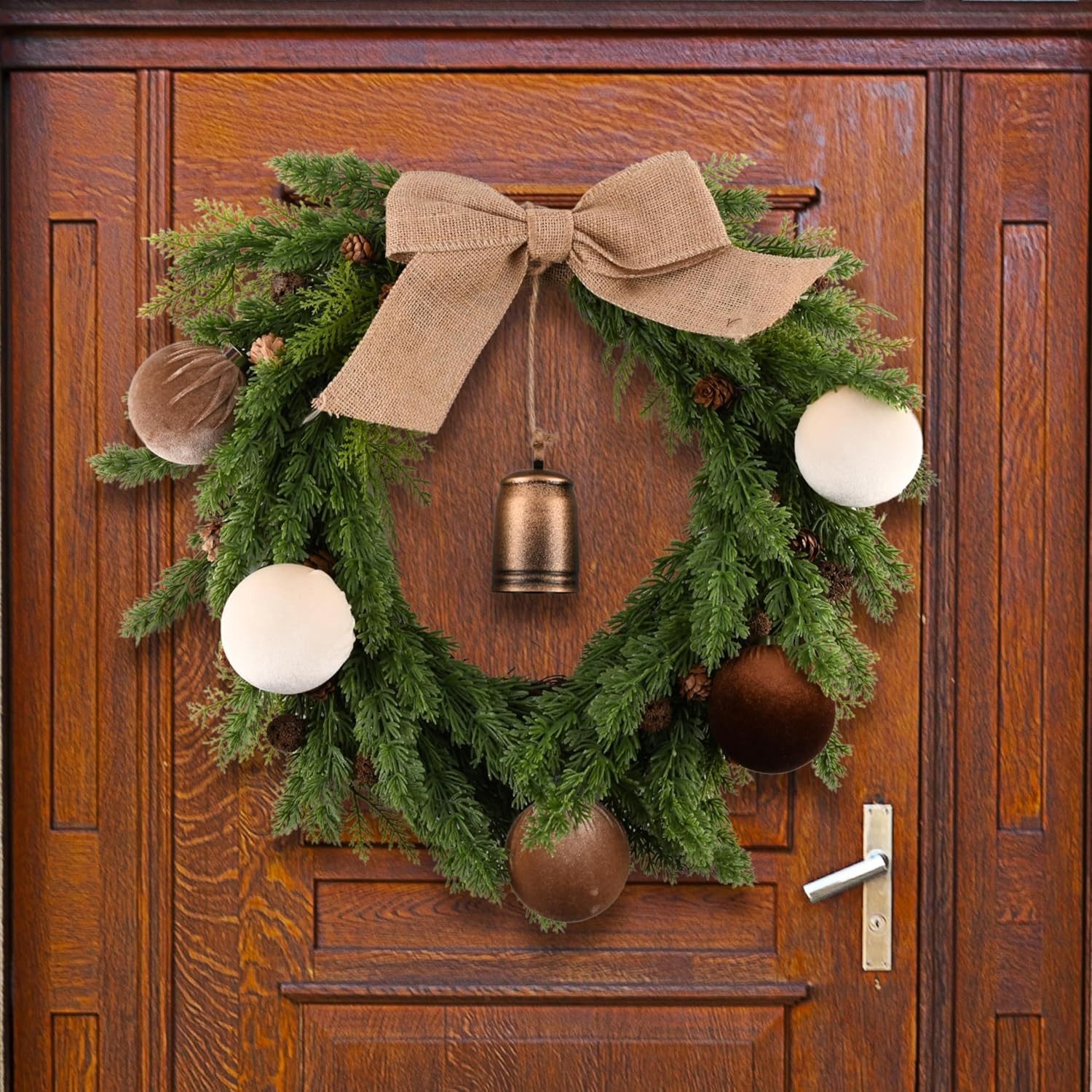 Bomiclss Weihnachtsbaumkugel 15 stück samt Christbaumkugeln Set mit Geschenkpaket – Bild 4 von 5