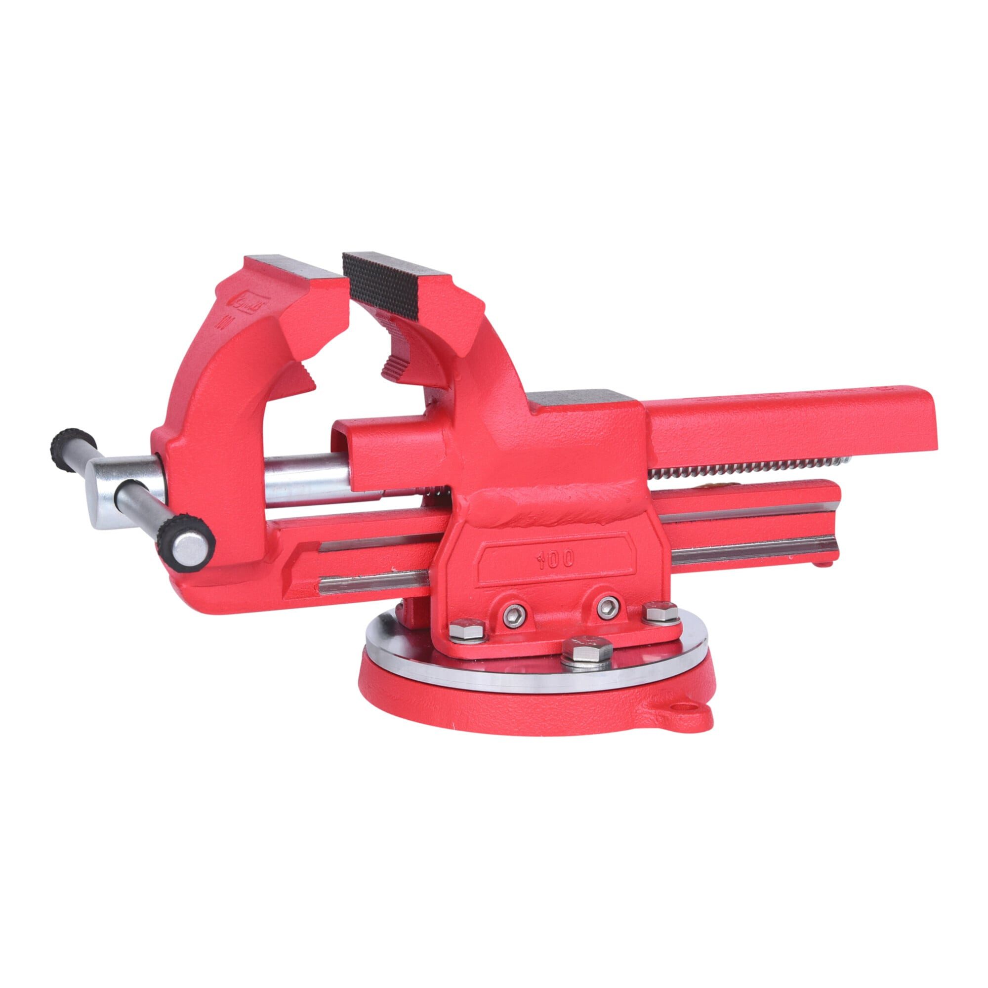 KS Tools Schraubstock KS Tools Schraubstock mit Rundteller, 100 mm