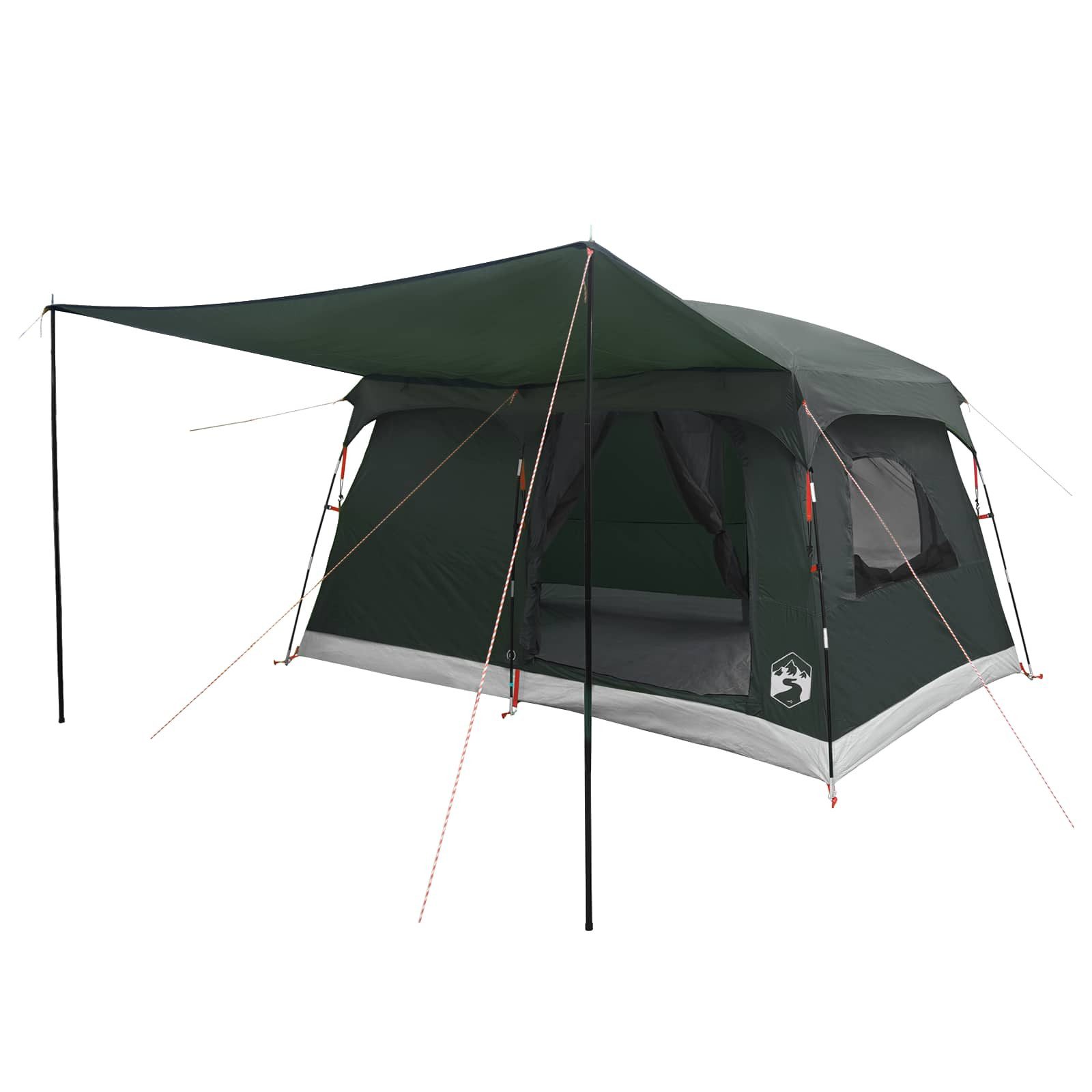 vidaXL Kuppelzelt Familienzelt 6 Personen Olivegrün Polyester, (1 tlg)