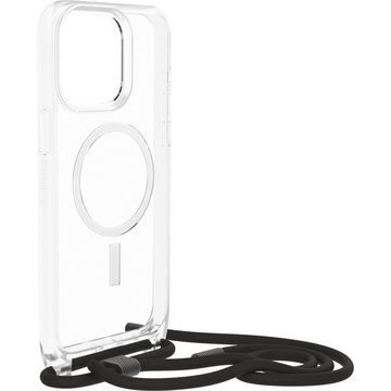 Otterbox Case zum Umhängen React Necklace Hülle für MagSafe für Apple iPhone 15 Pro Max, ultraschlanke, schützende Hülle mit verstellbarer Handykette