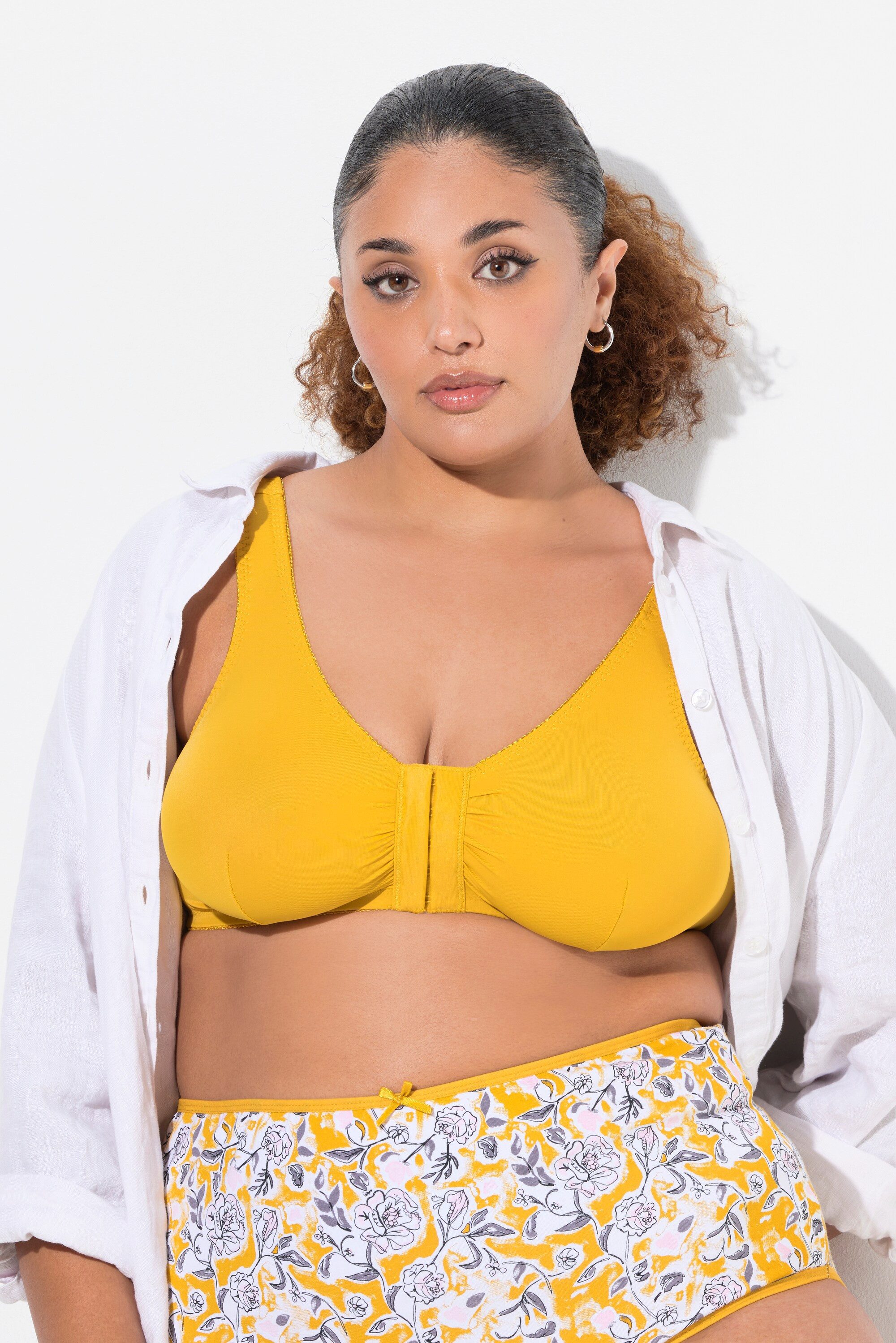 Slip Maxislips 5er-Pack Blüten/einfarbig