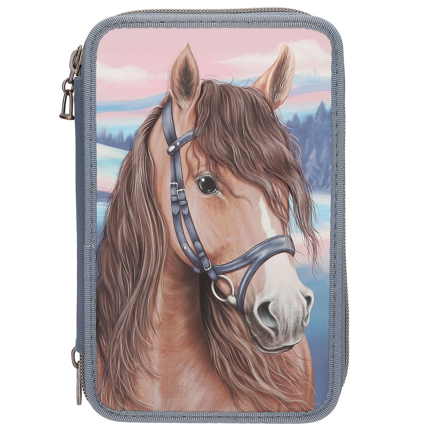 Depesche Federtasche Depesche 3-Fach Federtasche 3D Effekt Miss Melody, (1- günstig online kaufen