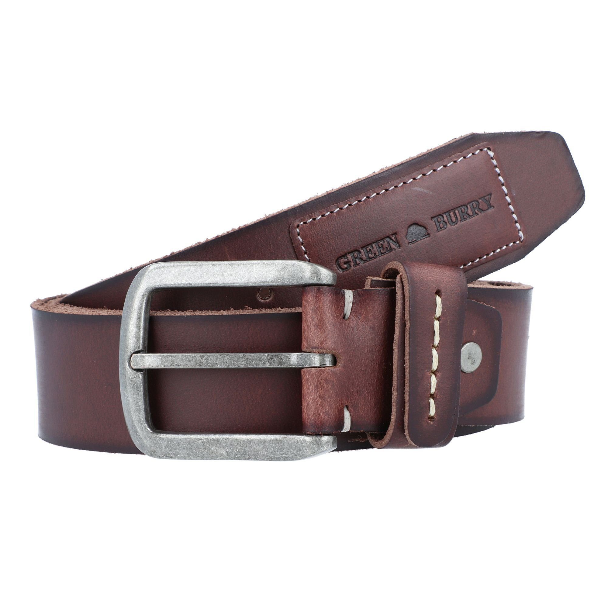 Greenburry Ledergürtel Belt Dornschließe braun