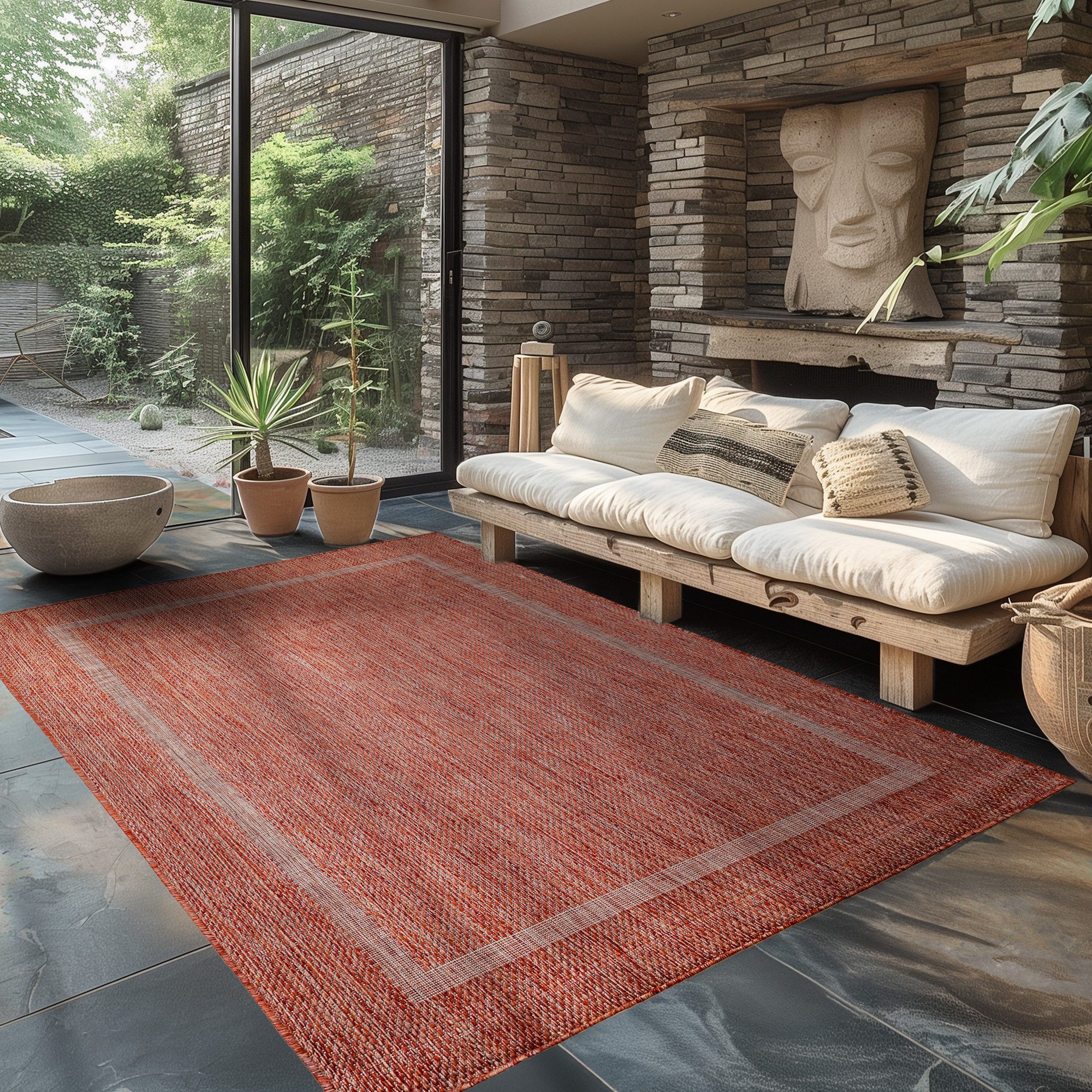 Carpettex Outdoorteppich Unicolor - Einfarbig, Läufer, günstig online kaufen