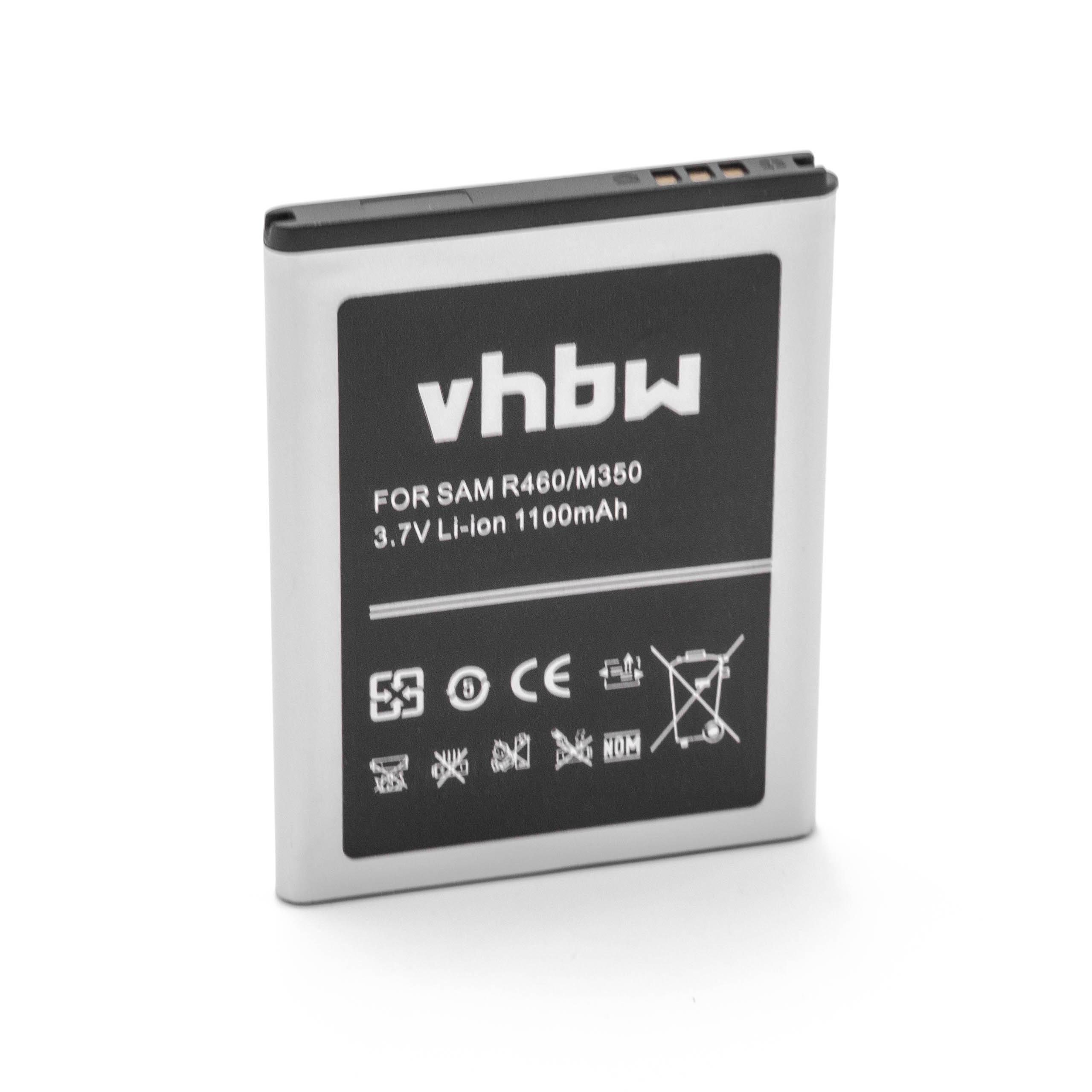 vhbw Ersatz für Samsung AB463851BA, AB463851BABSTD, EB424255VA, Smartphone-Akku 1100 mAh