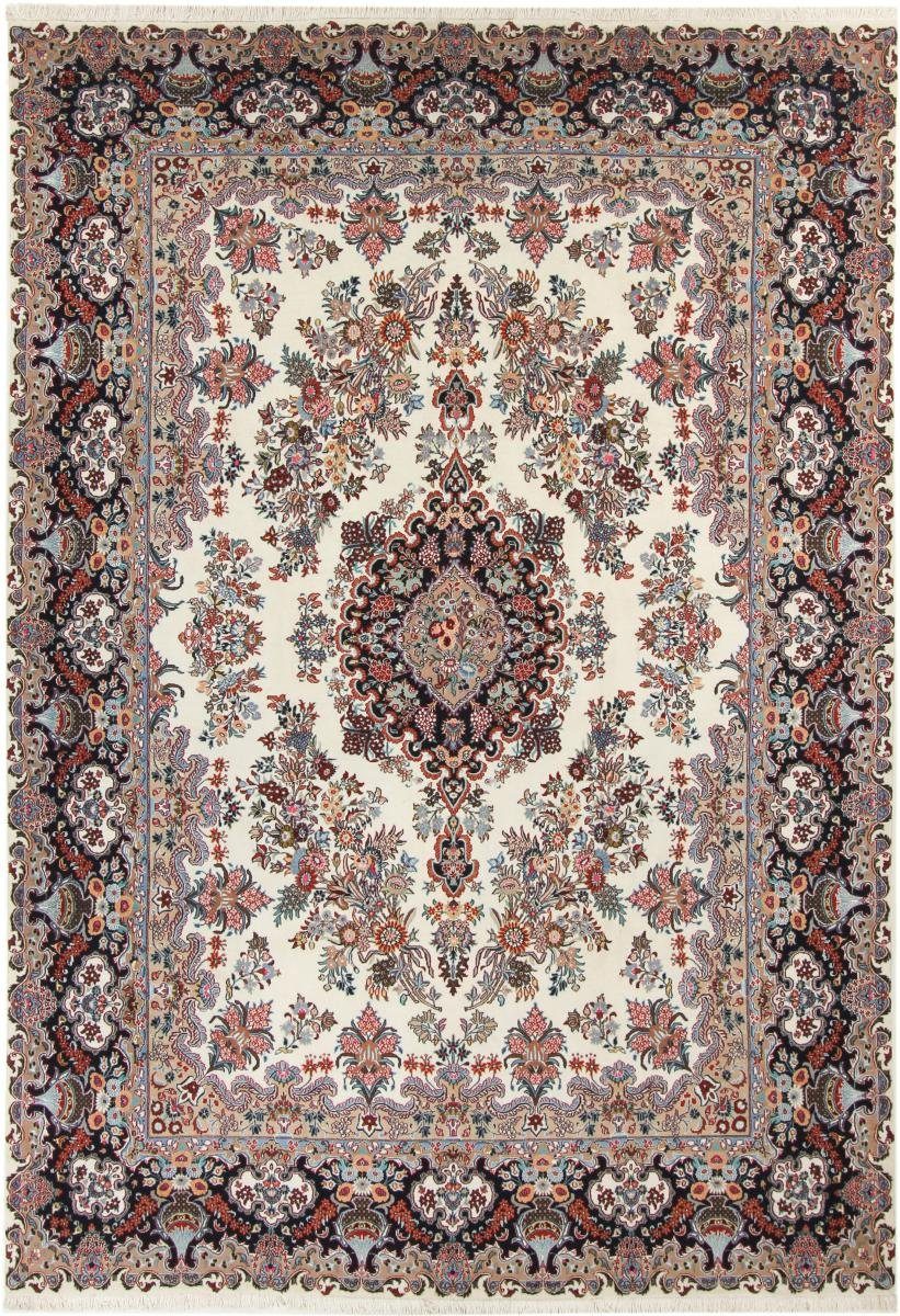 Orientteppich Mashhad 247x358 Handgeknüpfter Orientteppich / Perserteppich, Nain Trading, rechteckig, Höhe: 12 mm