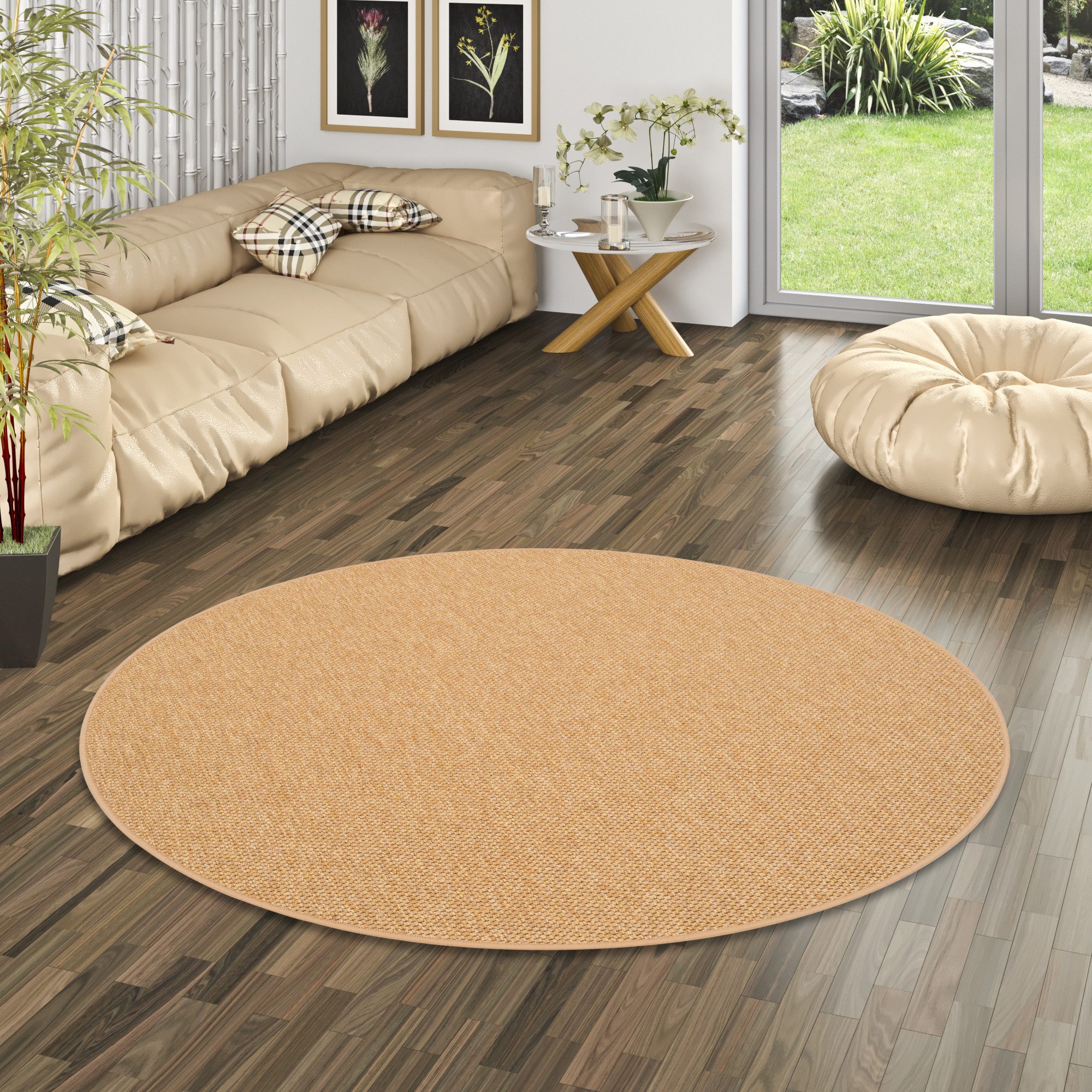 Snapstyle Designteppich Bentzon Natur Flachgewebe Teppich günstig online kaufen