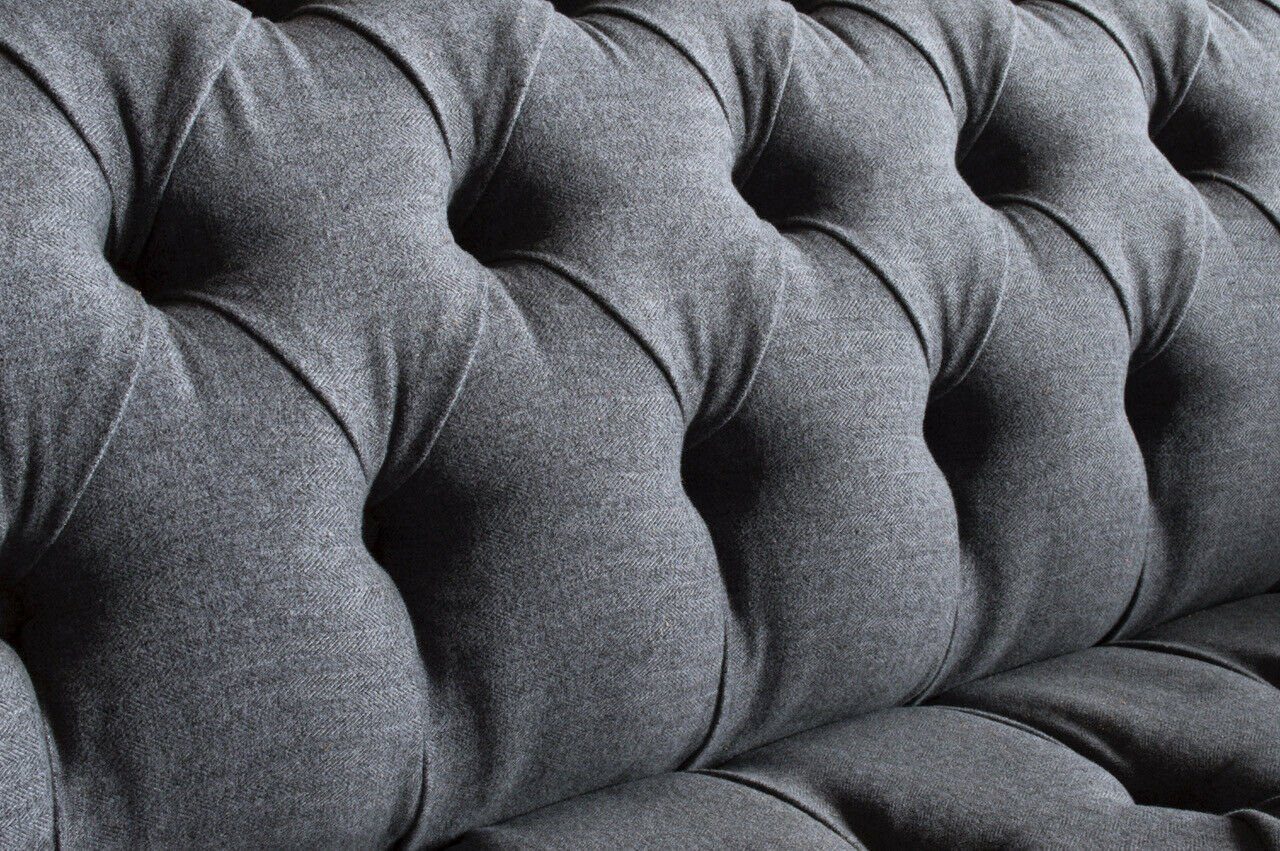Design Sofa Chesterfield-Sofa, Couch Sitzer cm Chesterfield Sofa JVmoebel 225 3