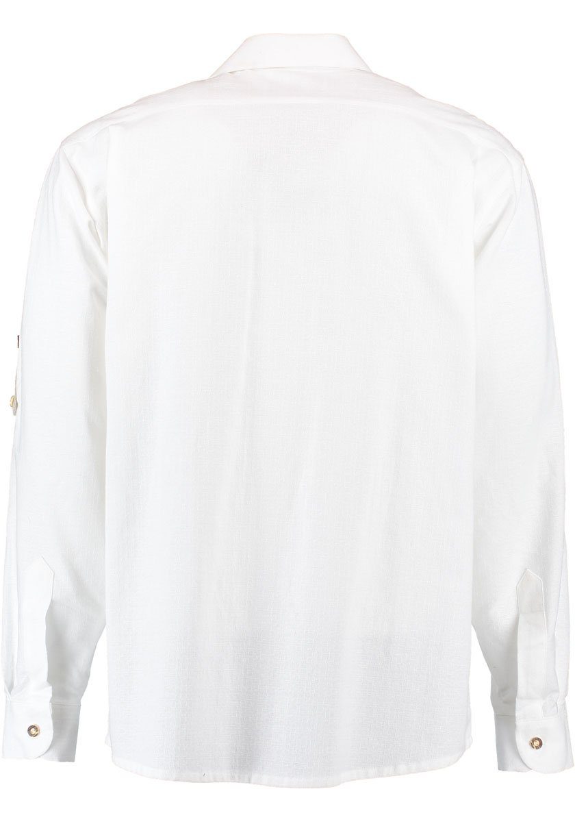 OS Trachten Trachtenhemd Cetau Herren Langarmhemd mit Liegekragen und Paspe günstig online kaufen