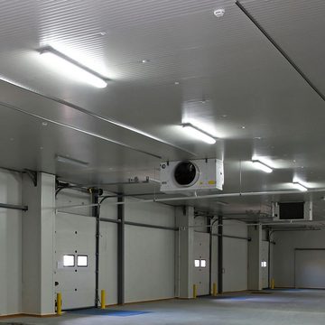 etc-shop LED Deckenleuchte, LED-Leuchtmittel fest verbaut, Kaltweiß, Tageslichtweiß, LED Feuchtraumleuchte 120 cm kaltweiß LED Werkstatt