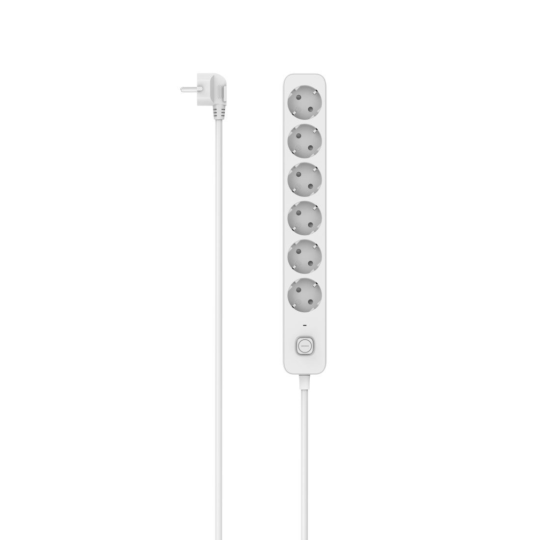Hama Mehrfachsteckdosenleiste 6 fach mit Schalter, weiß, 1,4m Kabel Steckdosenleiste 6-fach (Ein- / Ausschalter, Kabellänge 1,4 m)