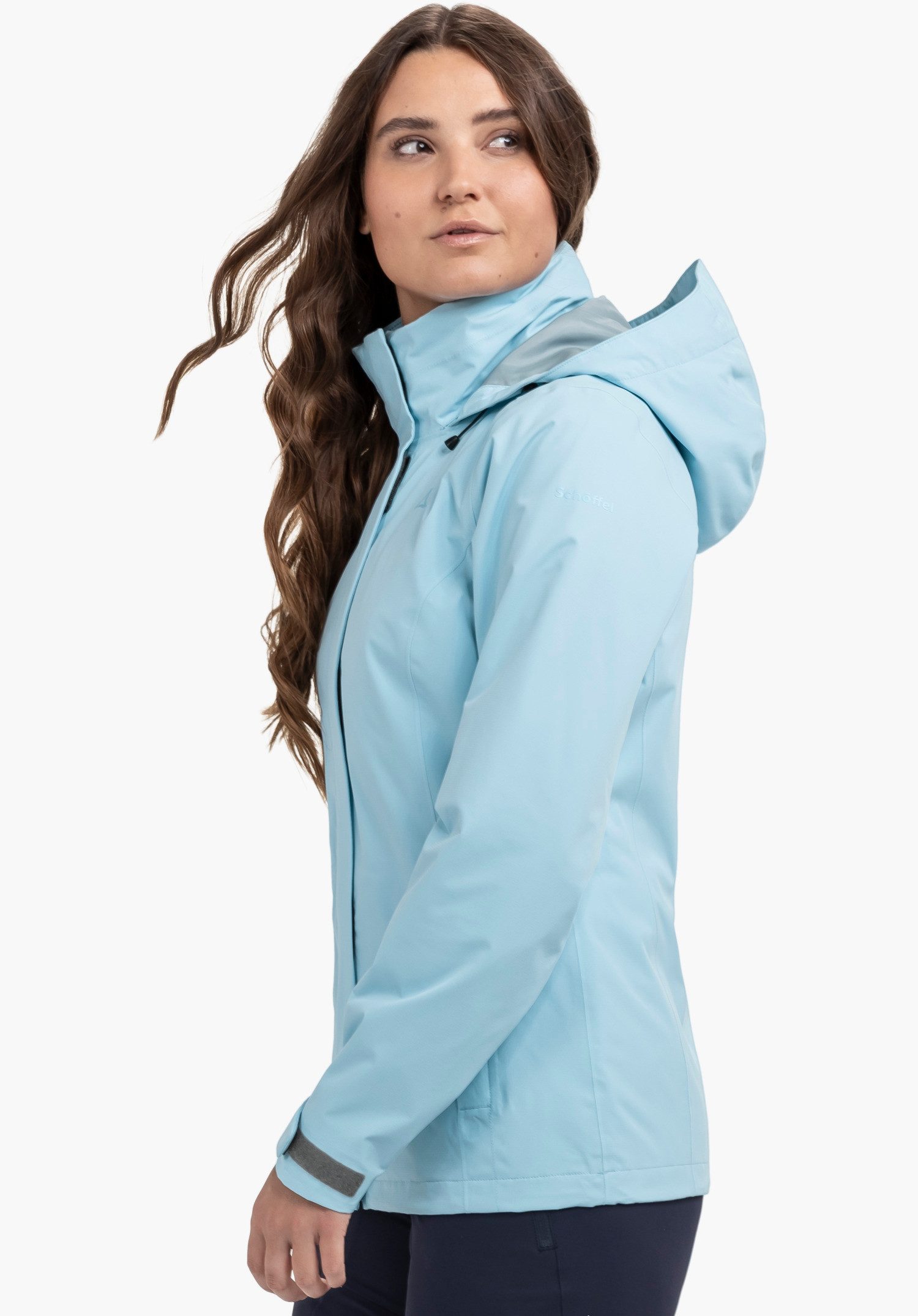 Schöffel Funktionsjacke Gmund L RAIN JKT CS Outdoorjacke, Trekkingjacke, Wanderjacke Robuste & winddichte Regenjacke