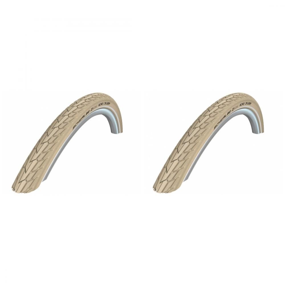 Schwalbe Fahrradreifen 2x Reifen Schwalbe Road Cruiser HS484 Draht 28x1.60