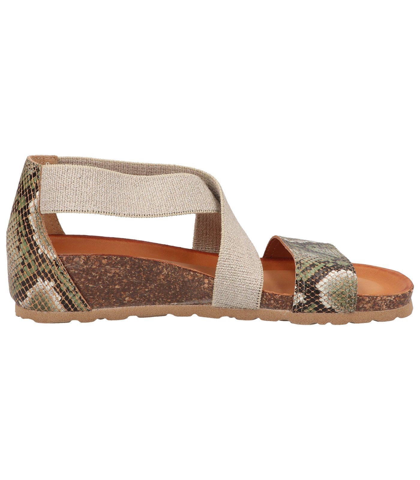 IGI Leder CO Grün & Sandalen Riemchensandalette