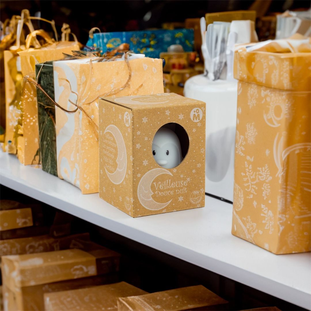 suebidou Nachtlicht Kleines Nachtlicht mit Farbwechsel 'Mini Pinguin', Weiß, Rot, Blau, Gelb, Grün, Türkis, Lila, Rosa