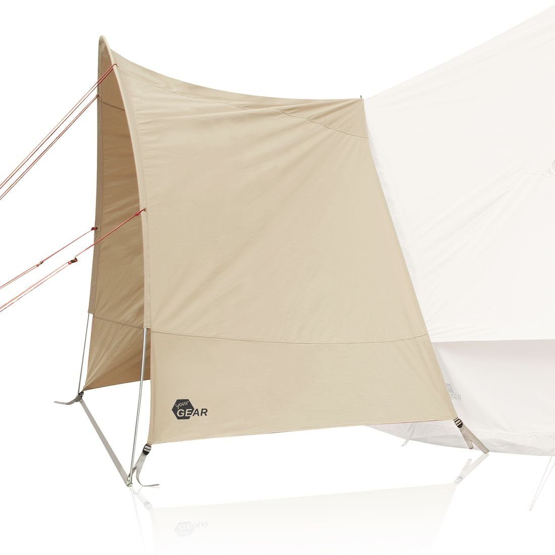 Vorzelt yourGEAR Desert yourGEAR 300x140x195 Canopy 8 / Vordach Tipi-Zelt 10 Pro Porch