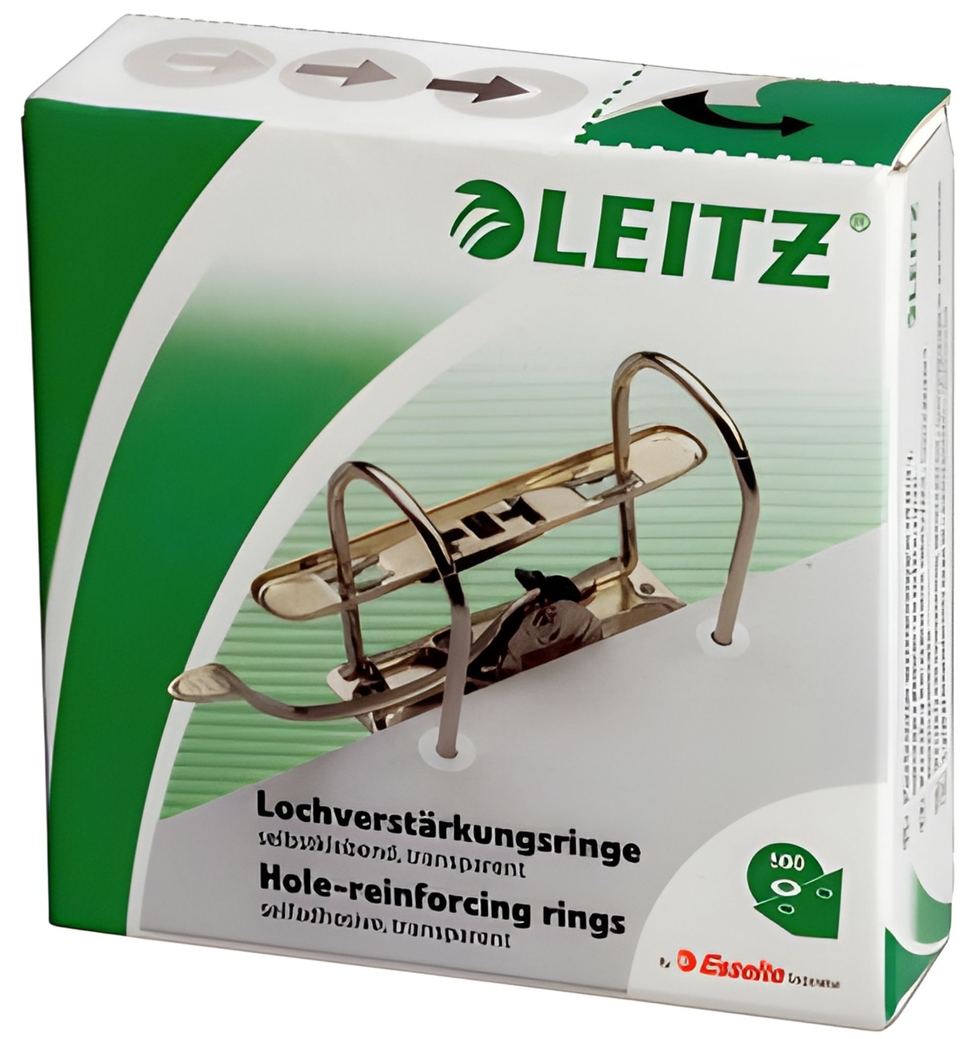 LEITZ Locher LEITZ 1706 Lochverstärkungsringe Polypropylen 500 Stück