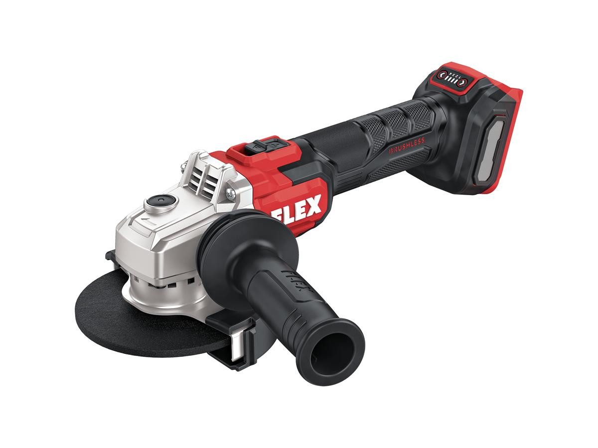 Flex Akku-Winkelschleifer LBE 125-15 18-EC C, max. 10000 U/min, (Solo Version, ohne Akku und ohne Ladegerät), elektronische Bremse