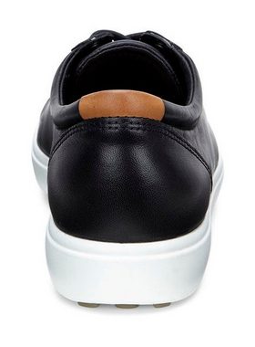 Ecco SOFT 7 W Sneaker mit Label, Freizeitschuh, Halbschuh, Schnürschuh, schmale Form
