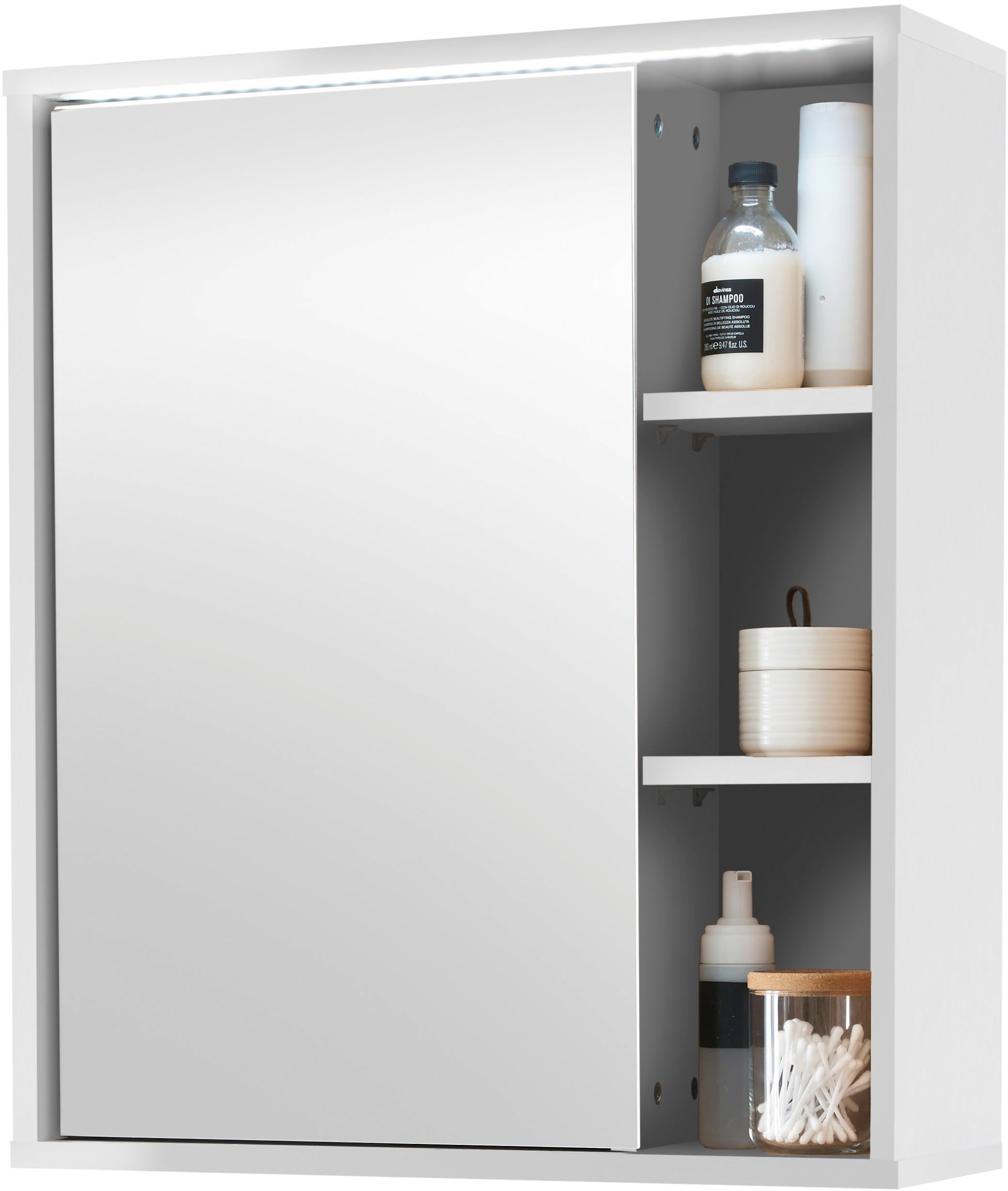 BASIC by Balculina Spiegelschrank Este (1-St) LED-Spiegelschrank 60 cm