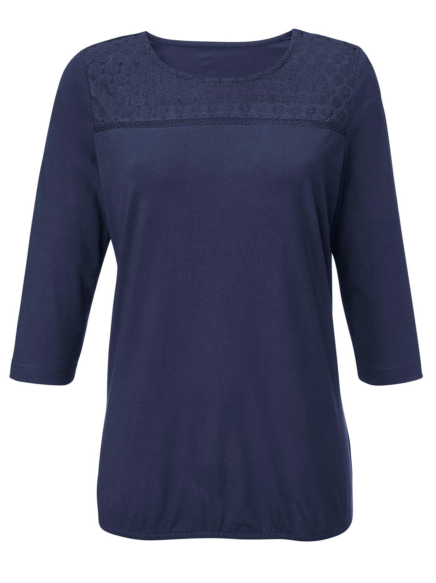 Damen Shirts Classic Basics 3/4-Arm-Shirt Shirt (1-tlg)