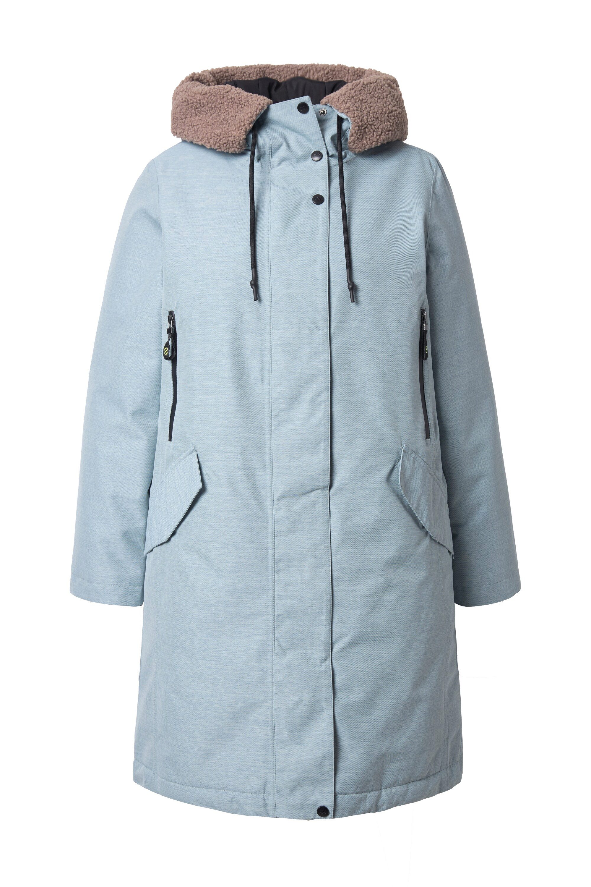 Laurasøn Funktionsjacke Funktionsjacke Kapuze mit Teddy Besatz Zipper günstig online kaufen