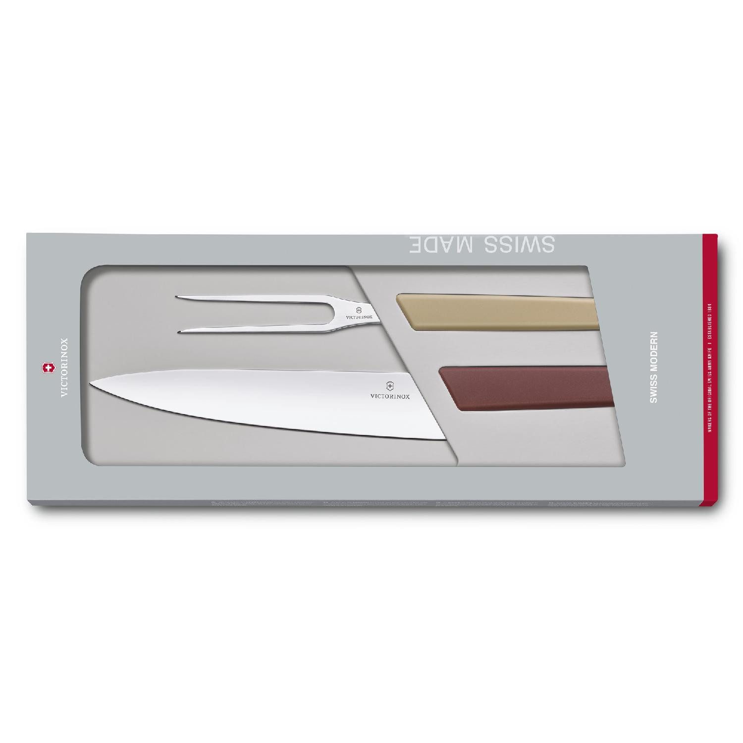 Victorinox Tranchiermesser Victorinox Swiss Modern Tranchier-Set, 2-teilig, mehrfarbig