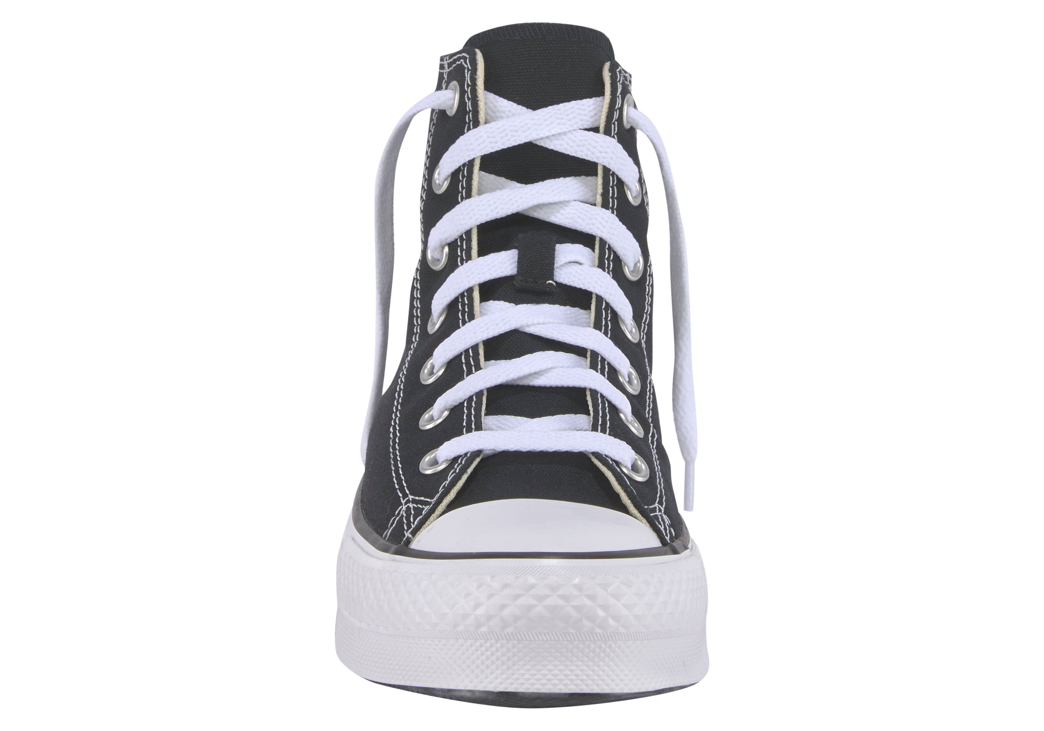 ALL schwarz-weiß EVA STAR CANV Sneaker LIFT Converse CHUCK TAYLOR