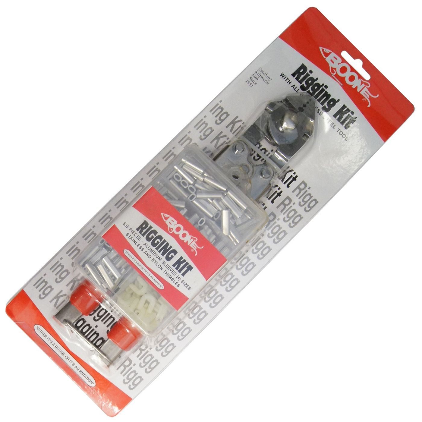 Angelhakenauslöser Boone Deluxe Klemmhülsenzange +335 Klemmhülsen KIT