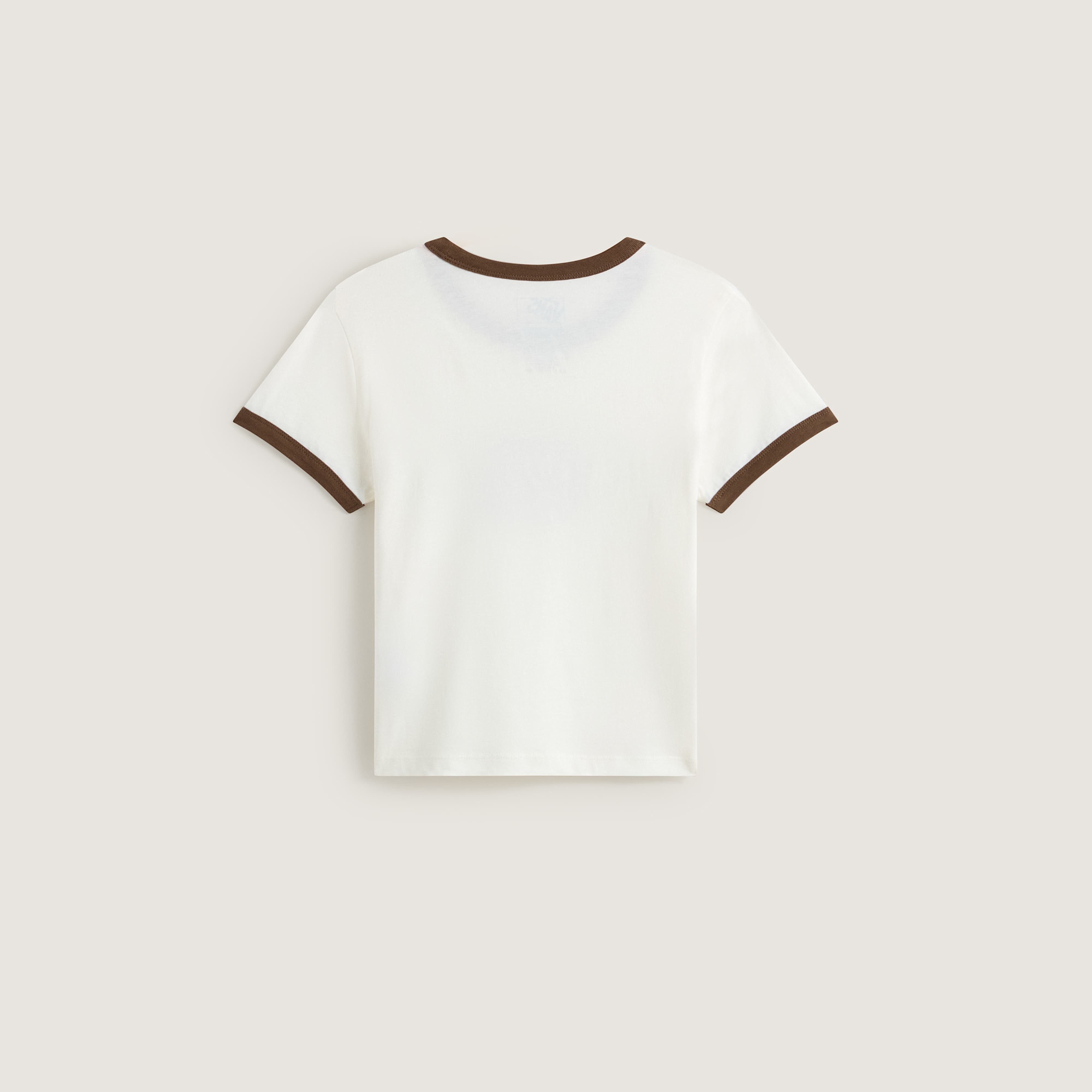 Vans T-Shirt CENTER CHEST RINGER SS TEE Kurzarm, mit Rundhalsausschnitt, aus Baumwolle, normale Länge