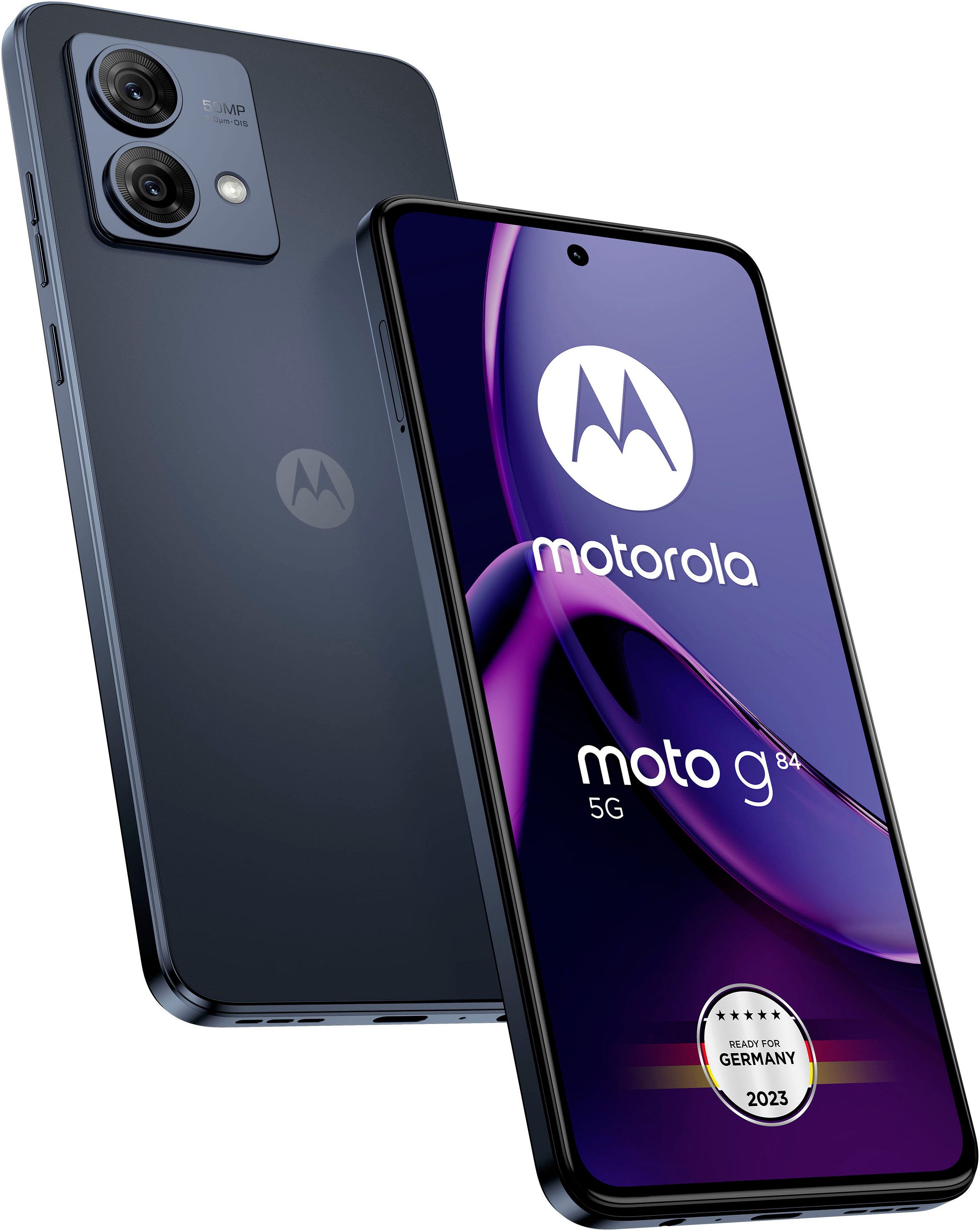 Motorola moto g84 5G Smartphone (16,34 cm/6,55 Zoll, 256 GB Speicherplatz, 50 MP Kamera, 2 Steckplätze für SIM/Speicher oder SIM/SIM)