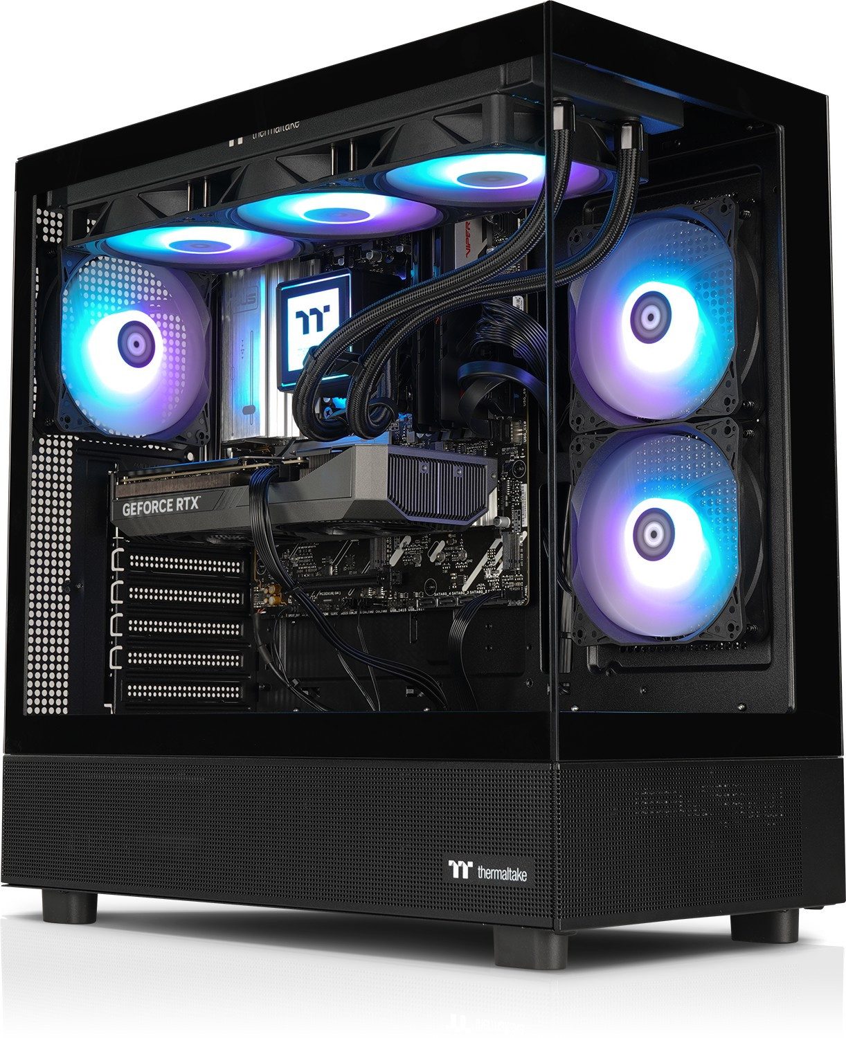 Kiebel Blizzard Ultra Gaming-PC (Intel Intel Core Ultra 7 270K Plus, RTX 5070, 32 GB RAM, 1000 GB SSD, Wasserkühlung, WLAN, ARGB-Beleuchtung)