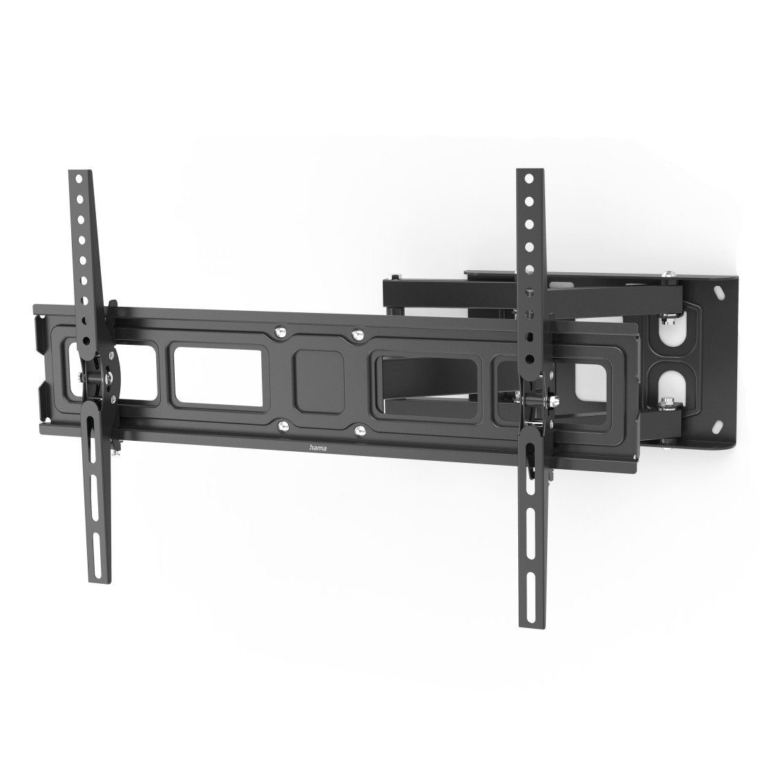 Hama TV-Wandhalterung TV-Wandhalterung, 81 - 213 cm (32 - 84), Full-Motion, Schwarz, (bis 84 Zoll, 43", 50", 55", 65", bis 50 kg, schwenkbar, neigbar, ausziehbar)